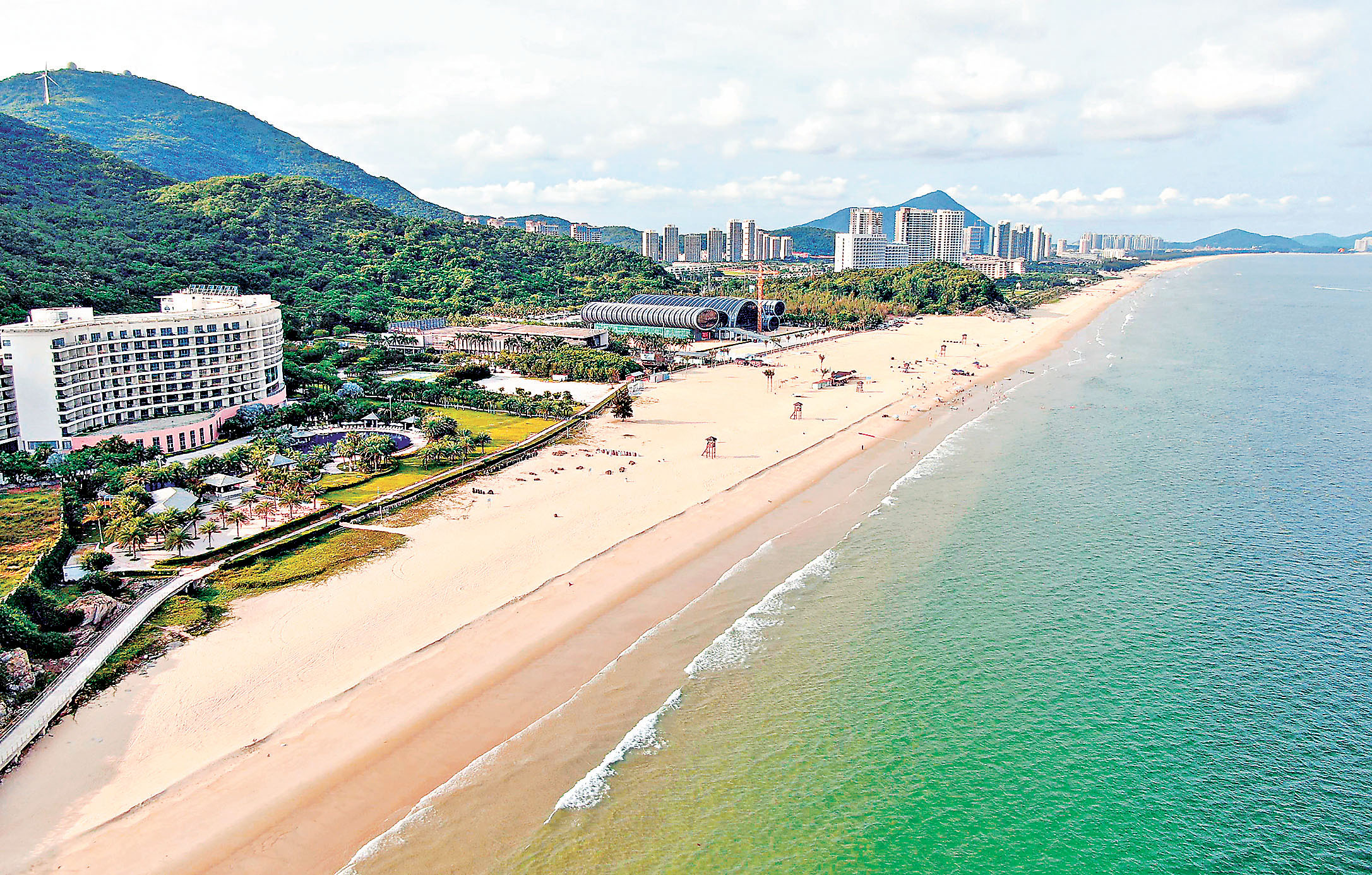 ■海陵島擁有着絕美的海灘風光。