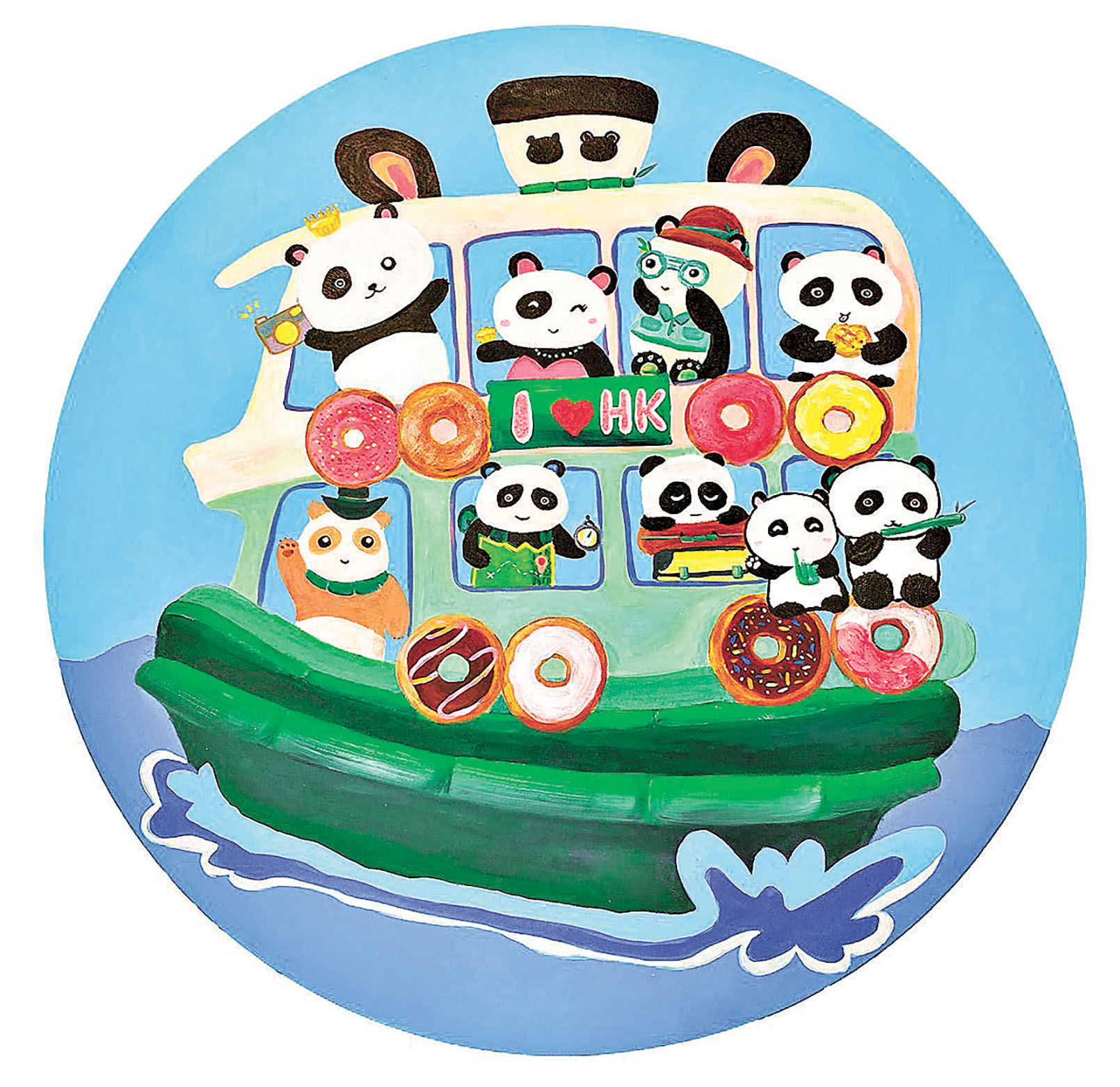 ■畫作《「我愛香港」天星小輪》
