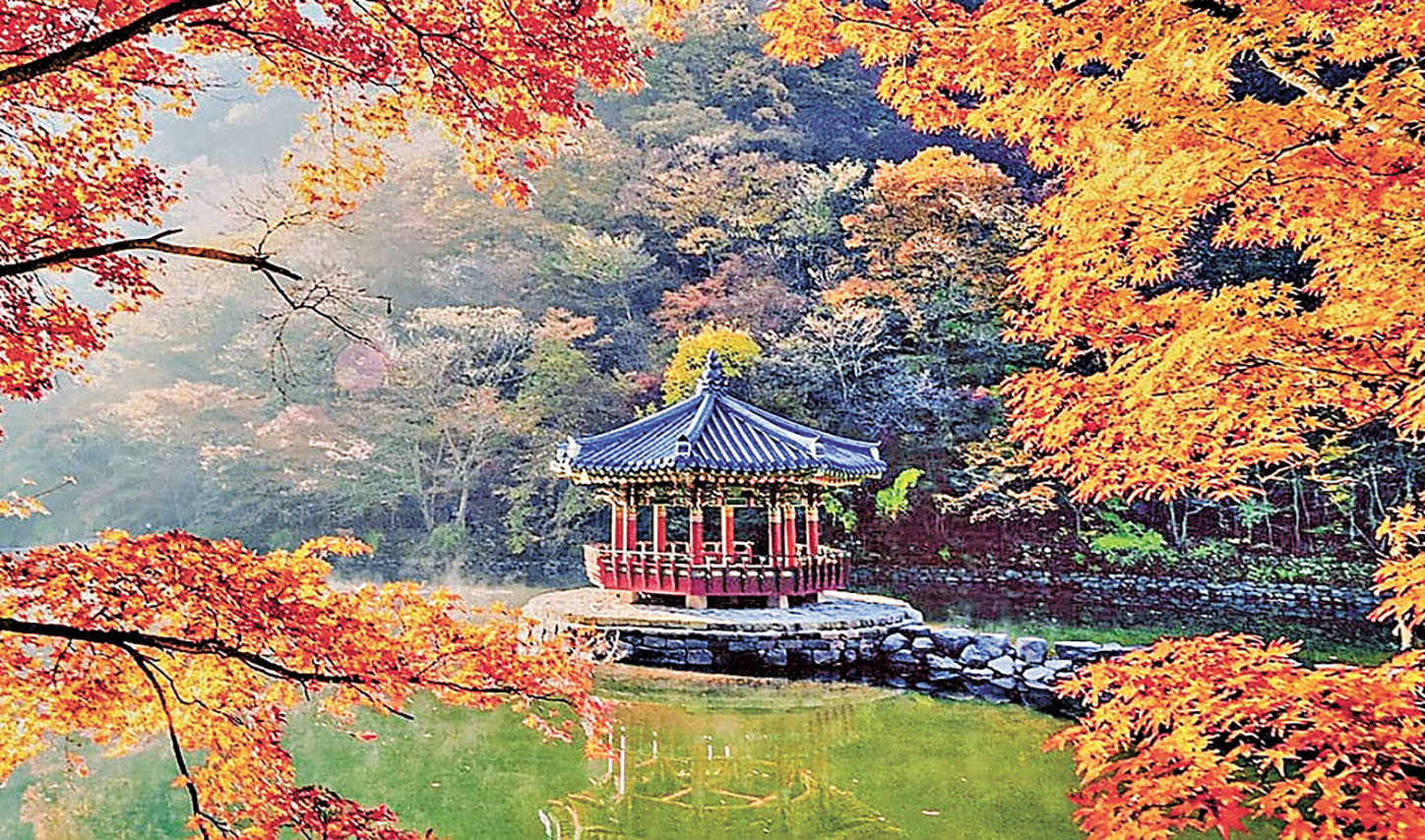 ■羽化亭乃內藏山另一大絕景。