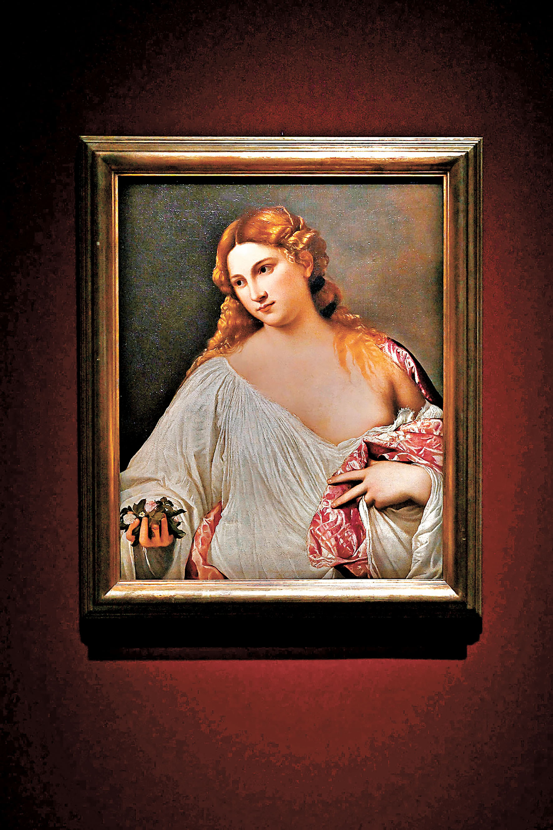 ■提香畫作《花神》，代表着一種理想化女性形象的經典之作。