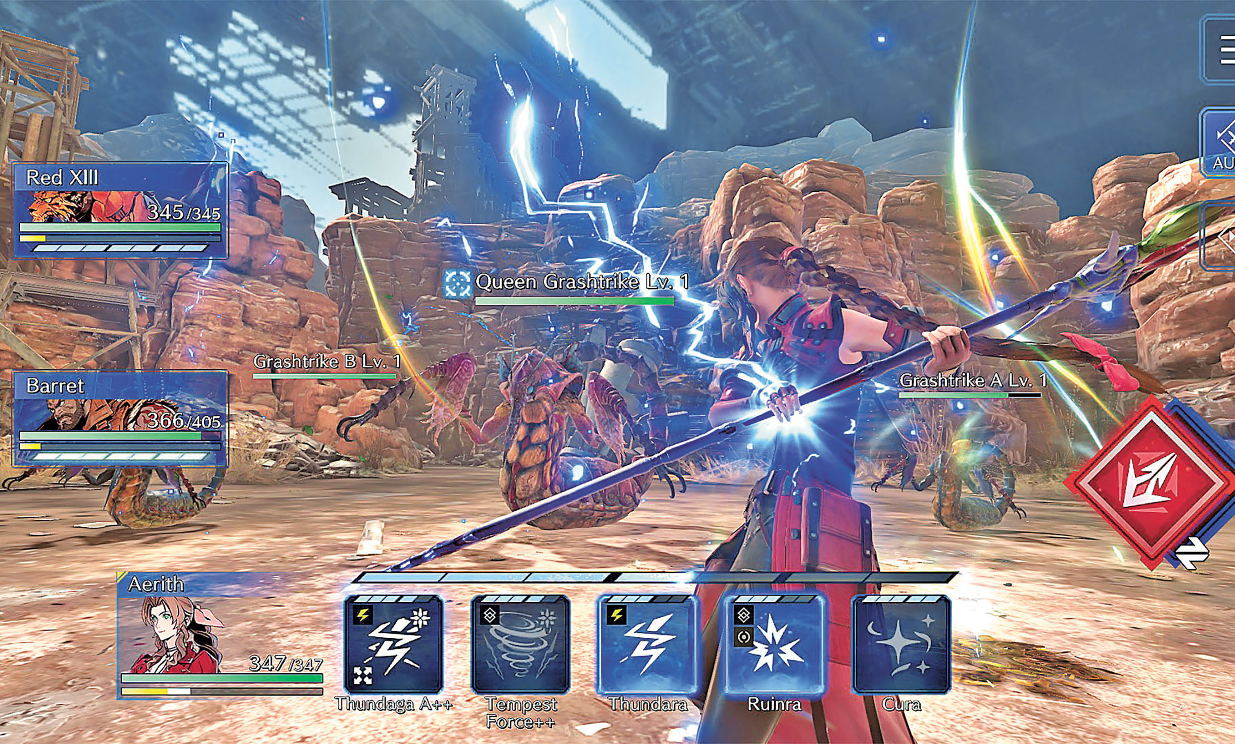 ■玩家可以自由組合各個作品中喜愛的角色。