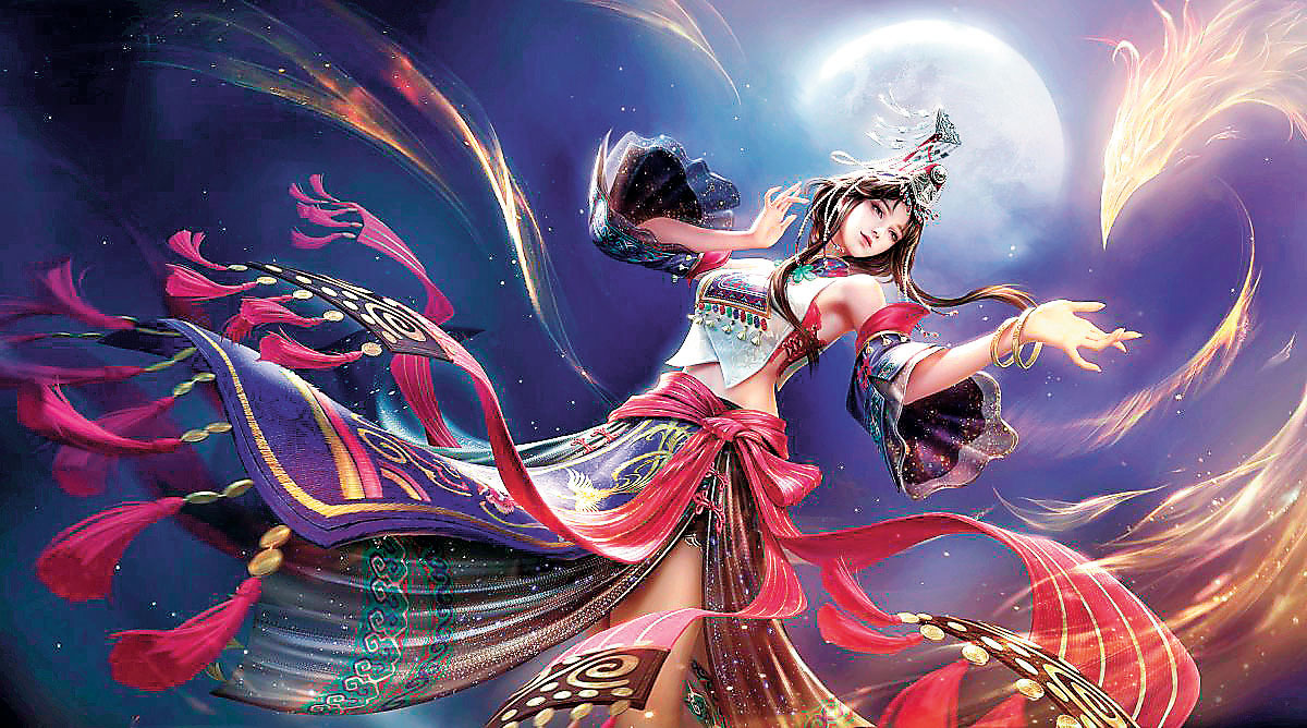 ■《永劫無間》將畬族鳳凰裝搬進遊戲。