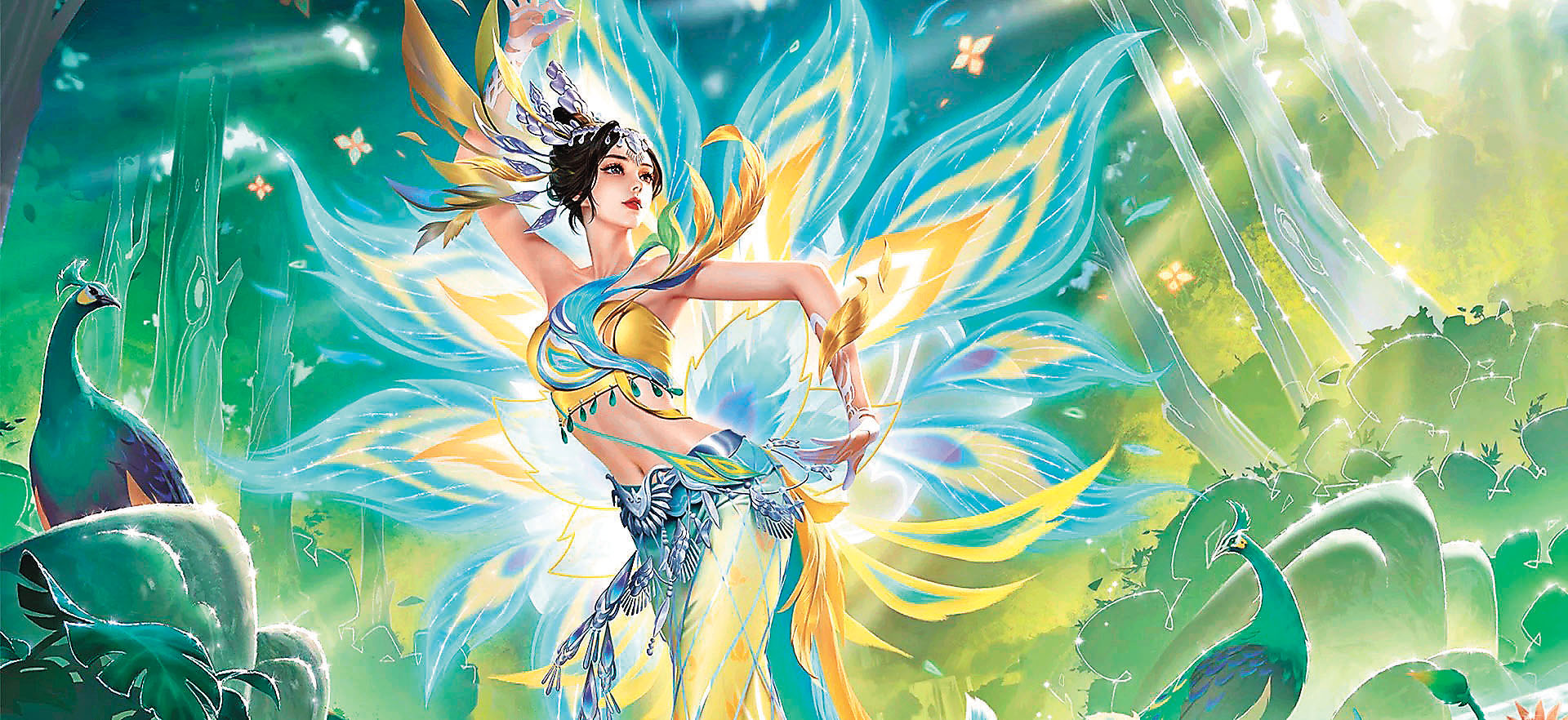 ■《王者榮耀》甄姬「化雀舞」借鑒傣族孔雀公主的靈感。