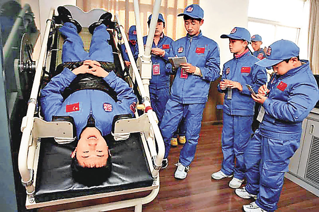 ■想當航天員並不容易，需要經過多次嚴格的選拔。 資料圖片