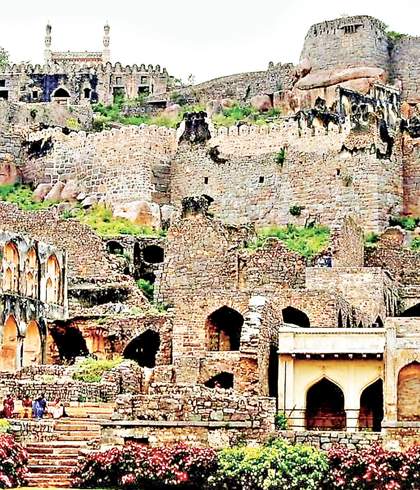 ■果空達堡已有八百多年歷史。