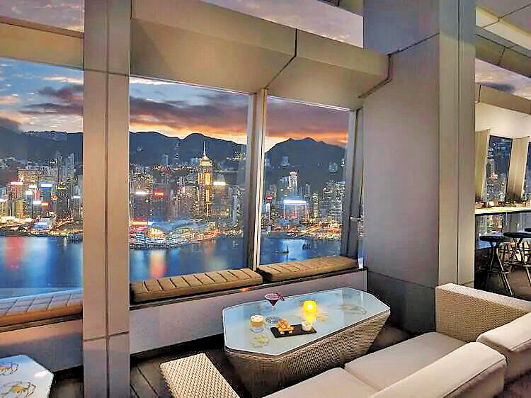 ■全港最高天台酒吧Ozone位處118樓。