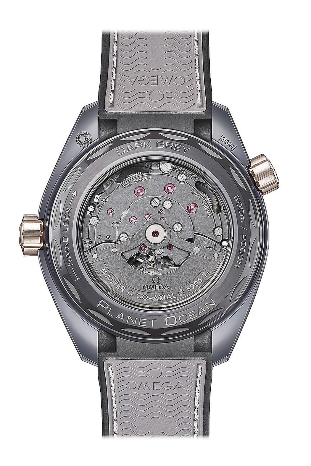 ■底蓋配有雙面防反光的藍寶石水晶鏡面。