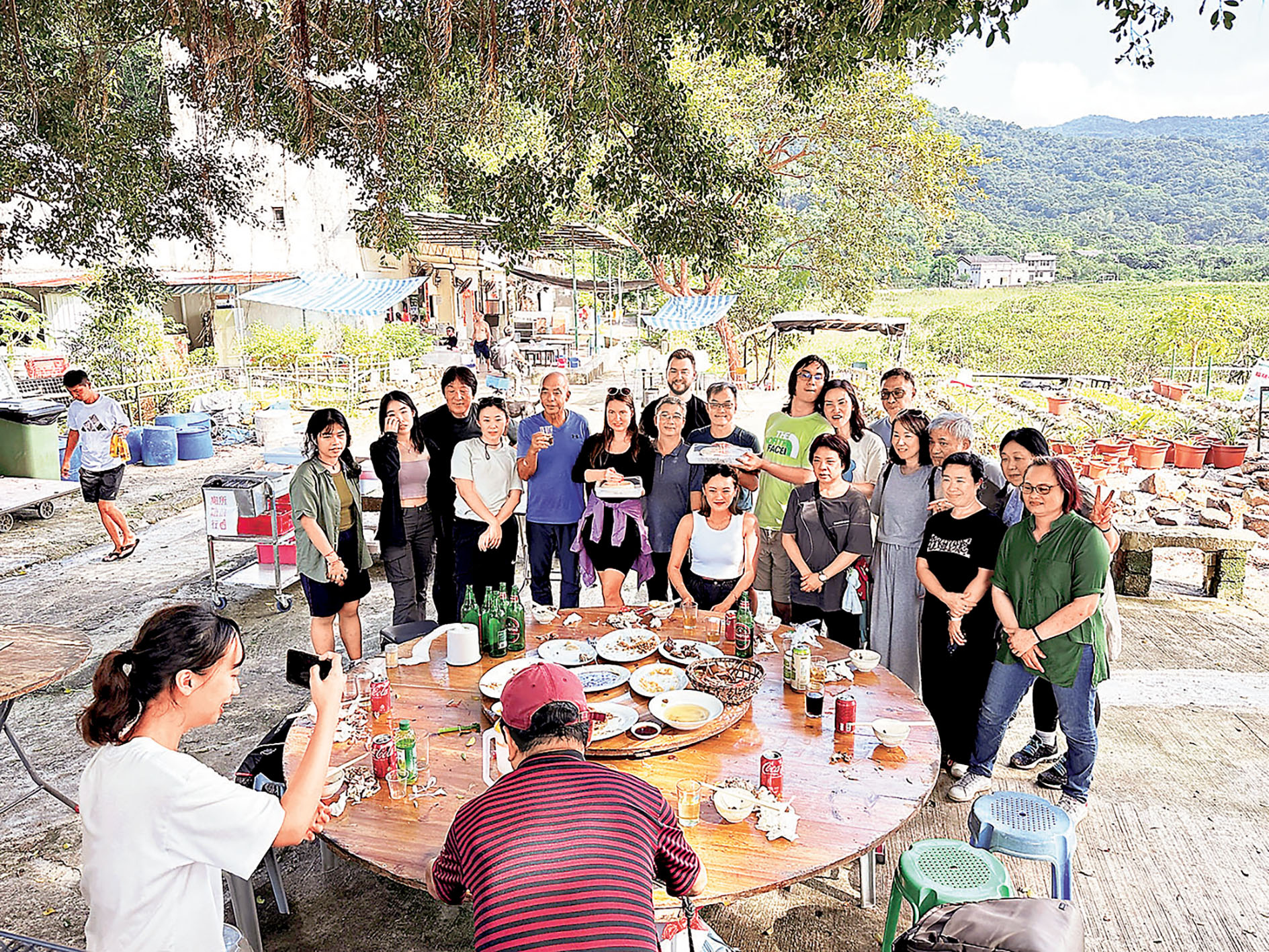 ■香港少有的本地客家菜餐廳多為村裏人和行山客捧場。 陳藝 攝