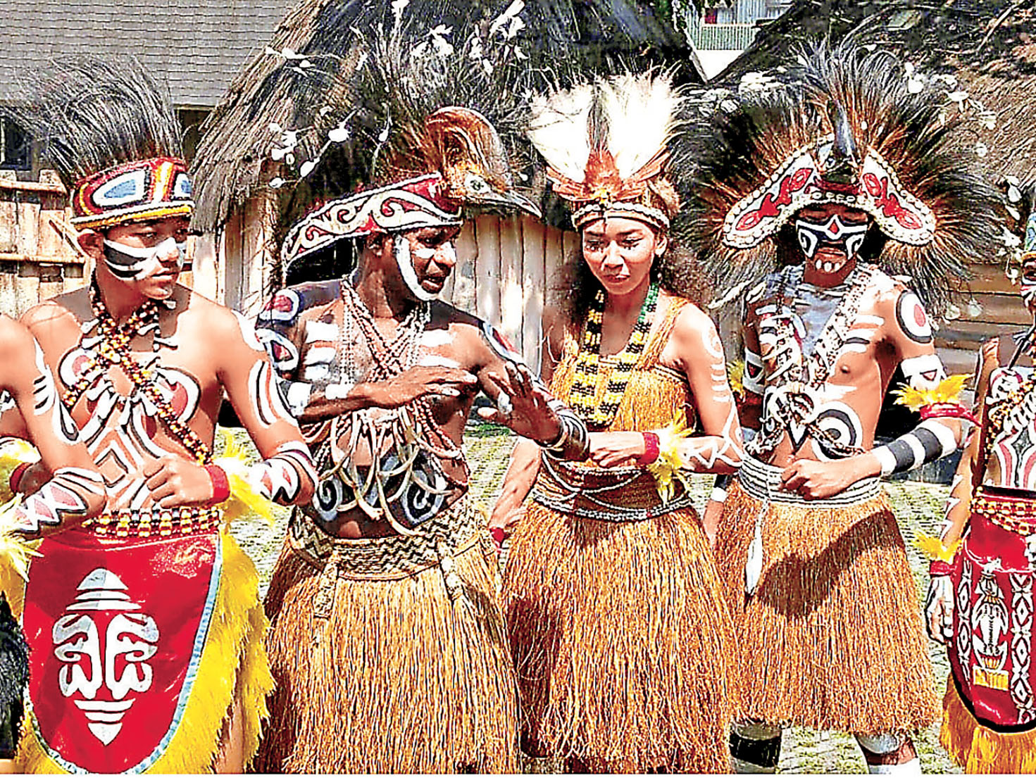 ■縮影公園內有不同省區的印尼文化表演。