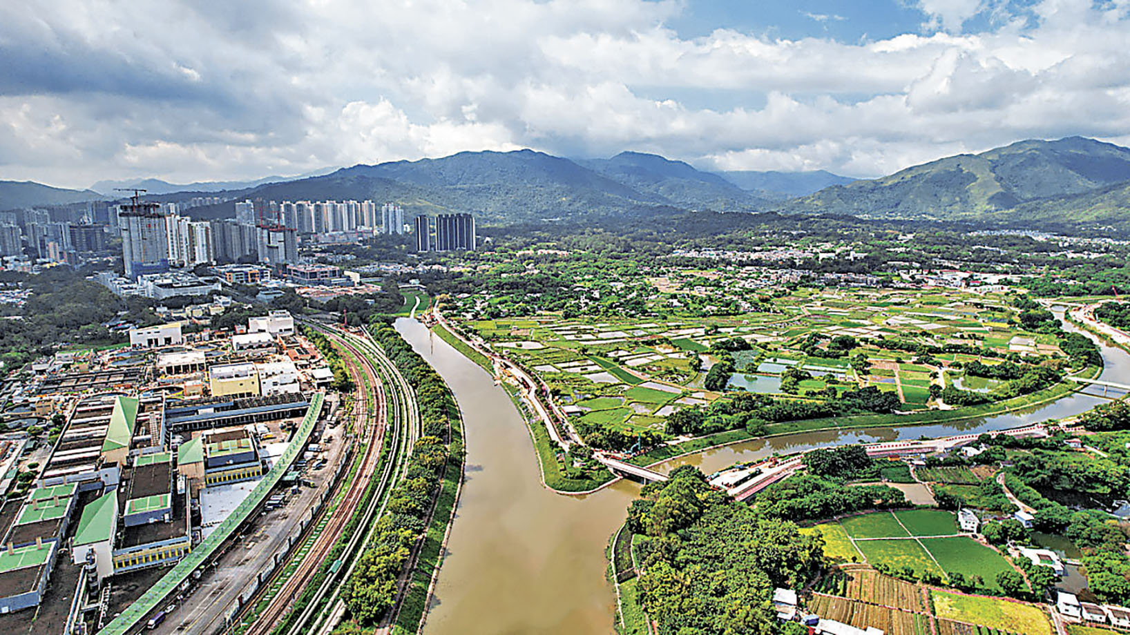 ■上水梧桐河一帶。