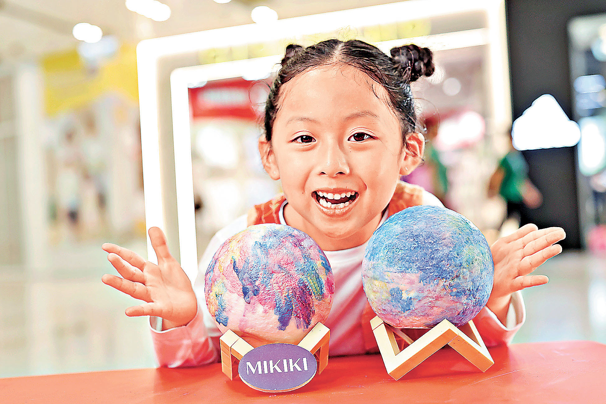 ■製作專屬自己的月球燈。