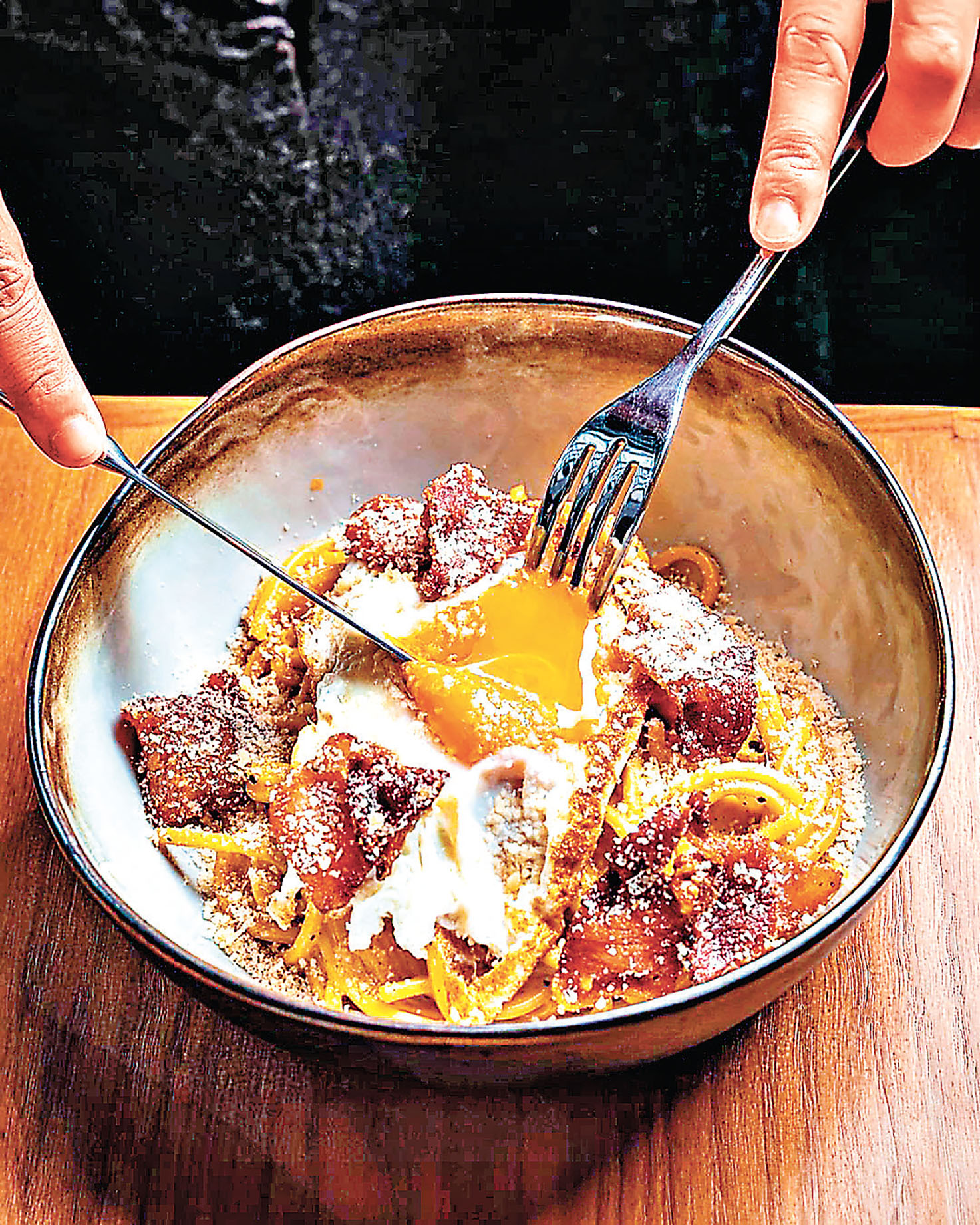 ■招牌意粉Alonzo's Carbonara。