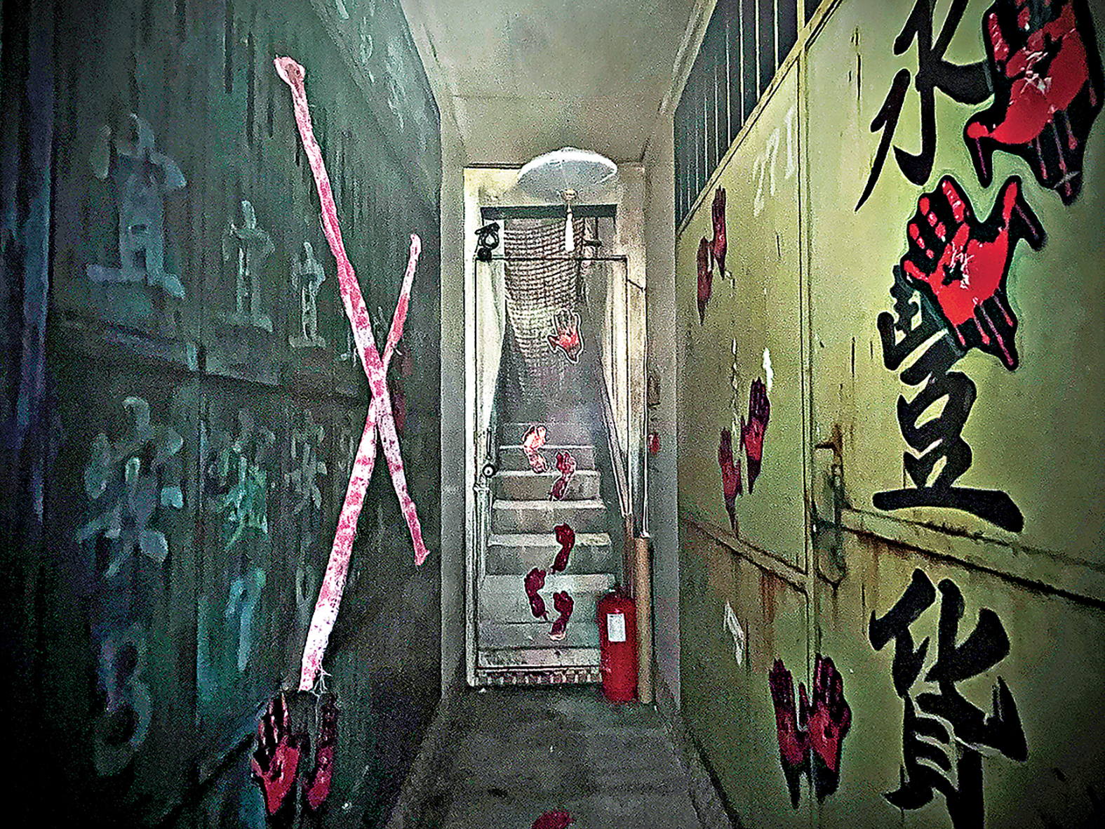 ■街市內有多個恐怖打卡位。