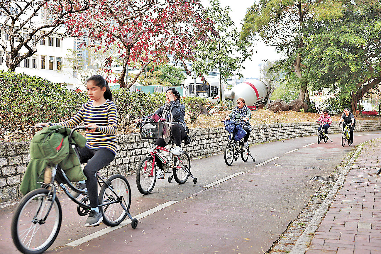 ■踩單車老少咸宜。 資料圖片