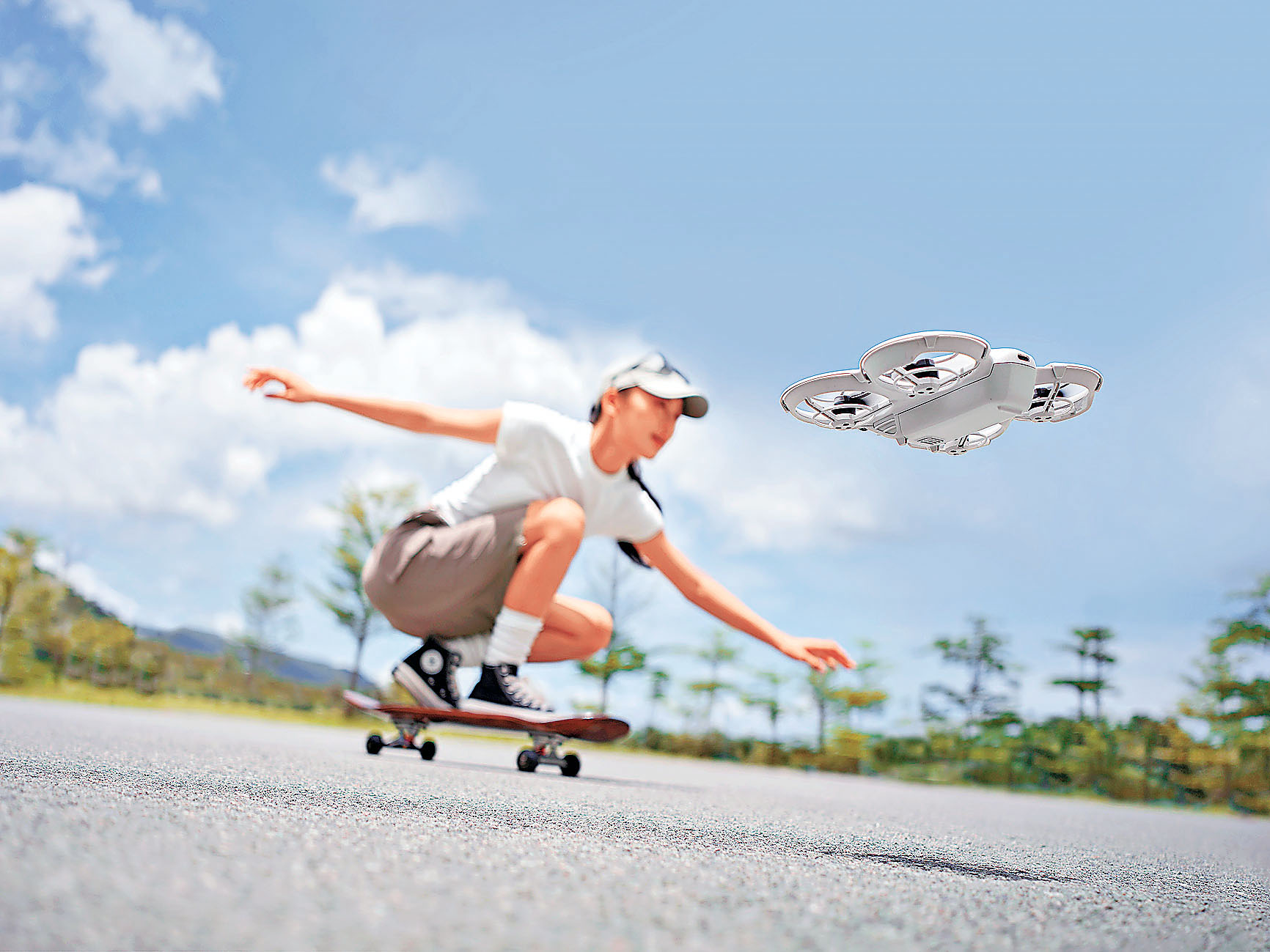 ■可拍下高難度的畫面。