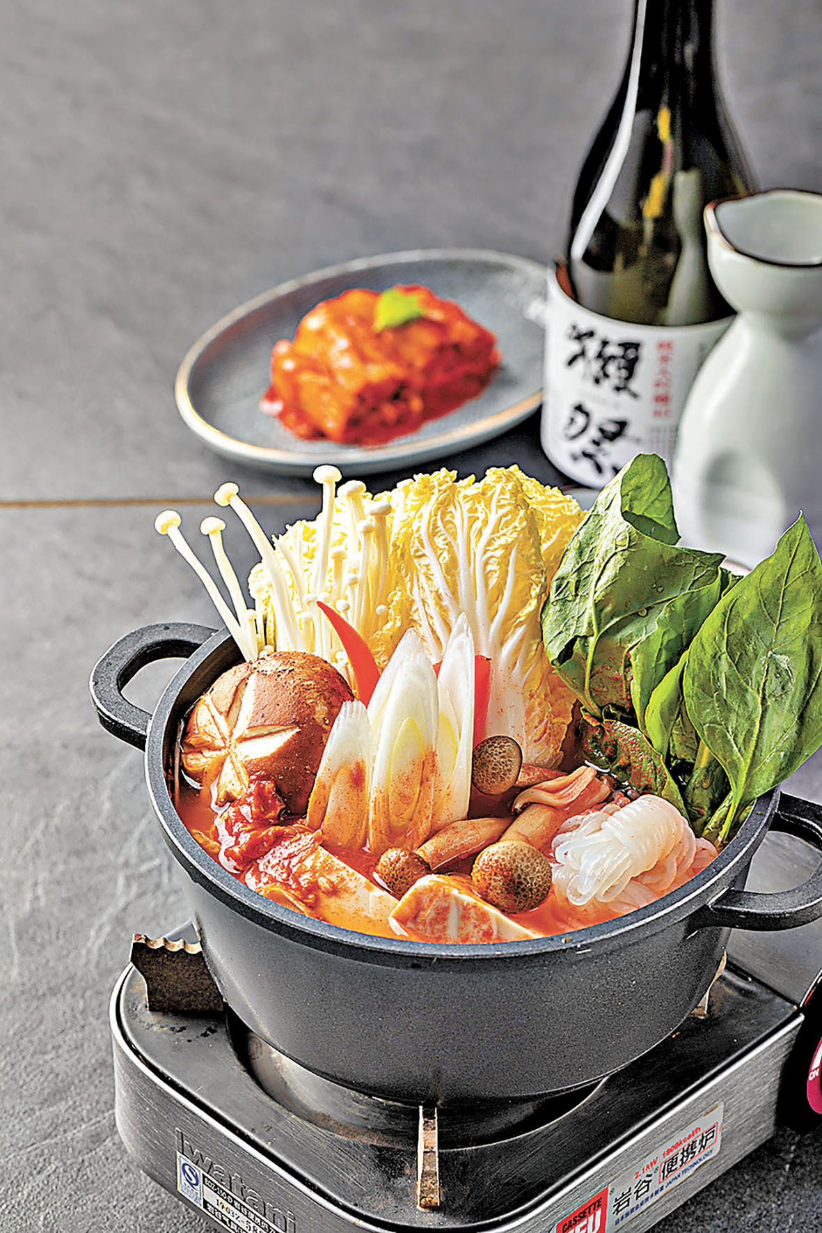 ■狂擦生冷食物後，嚟個韓式泡菜鍋暖暖胃。