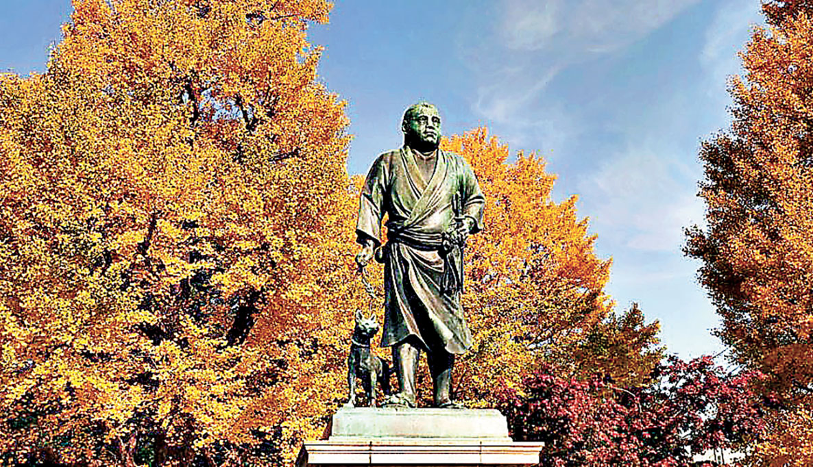 ■上野恩賜公園四周都被銀杏樹所包圍。