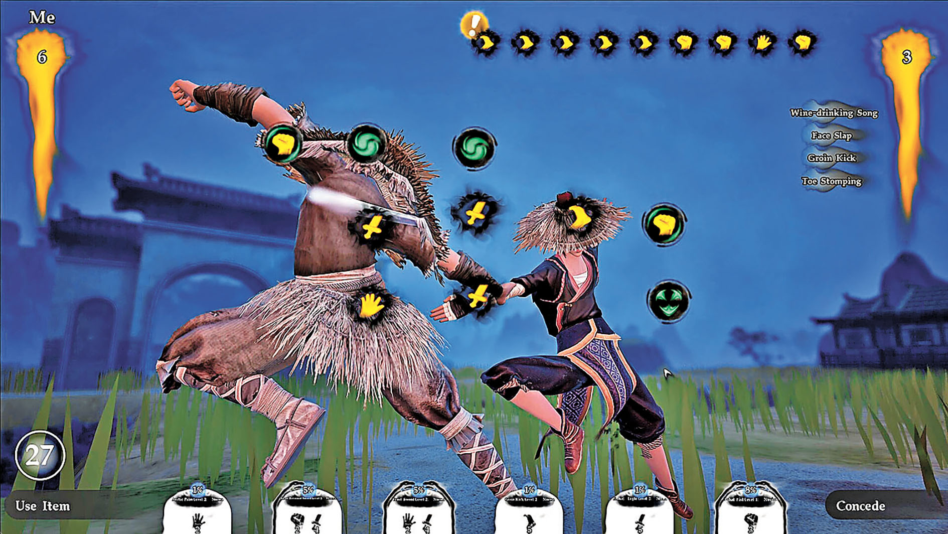 ■絕世武學拳拳到肉。