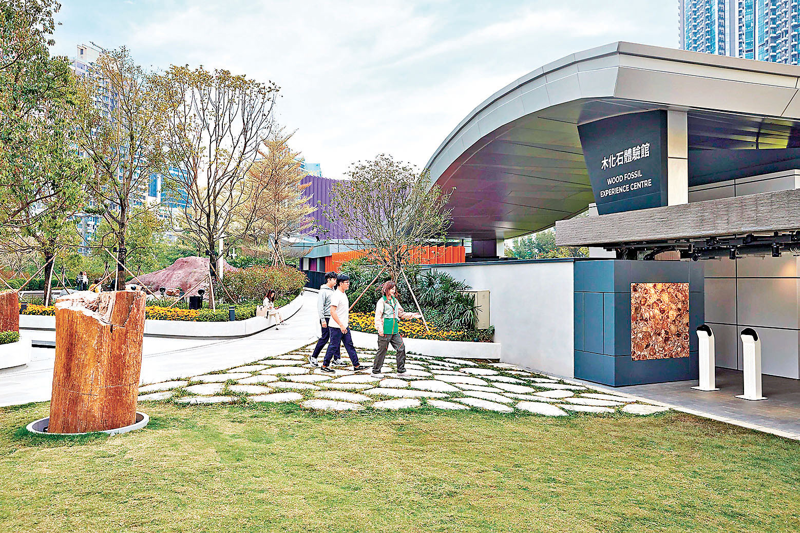 ■全港唯一的「木化石公園」。