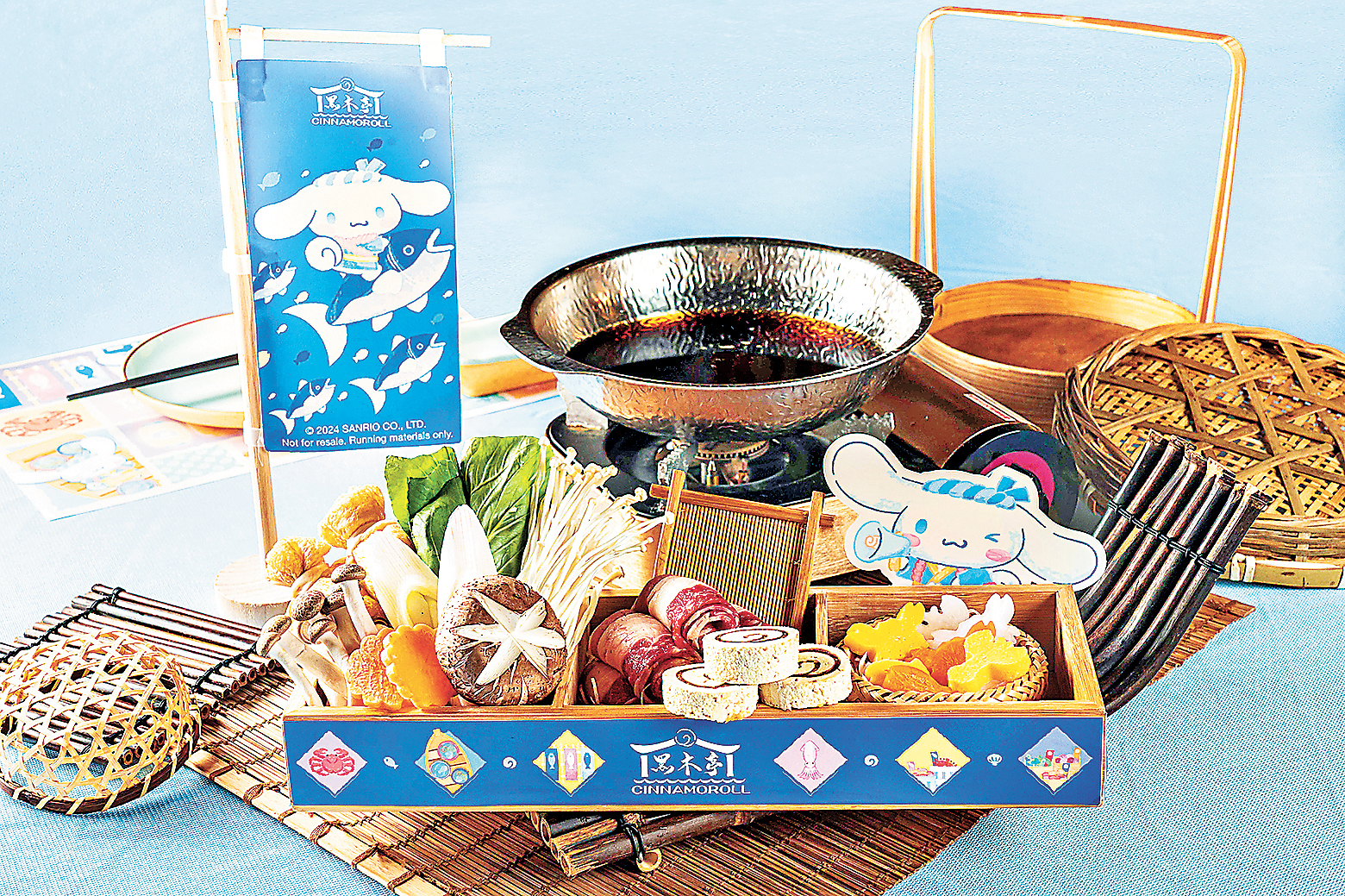 ■主題市場壽喜燒食材豐富。