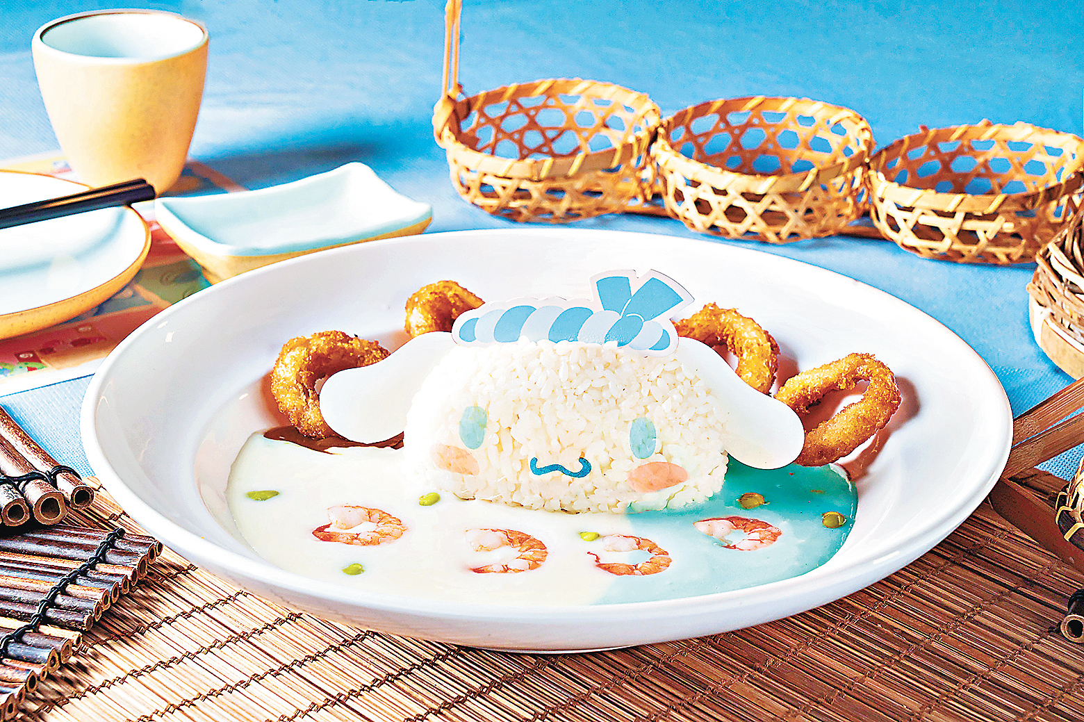 ■忌廉咖喱汁蝦飯糰睇見想食。