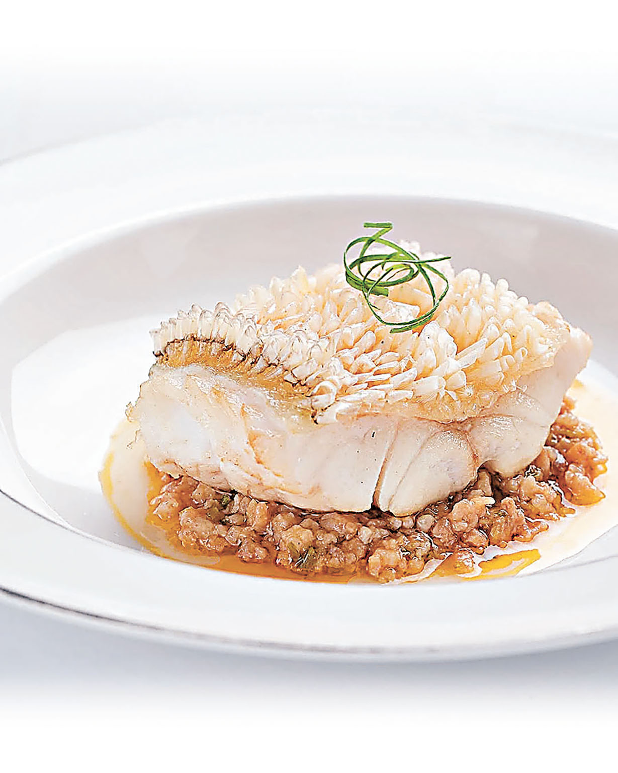 ■酸籽煎甘鯛立鱗鮮味十足。