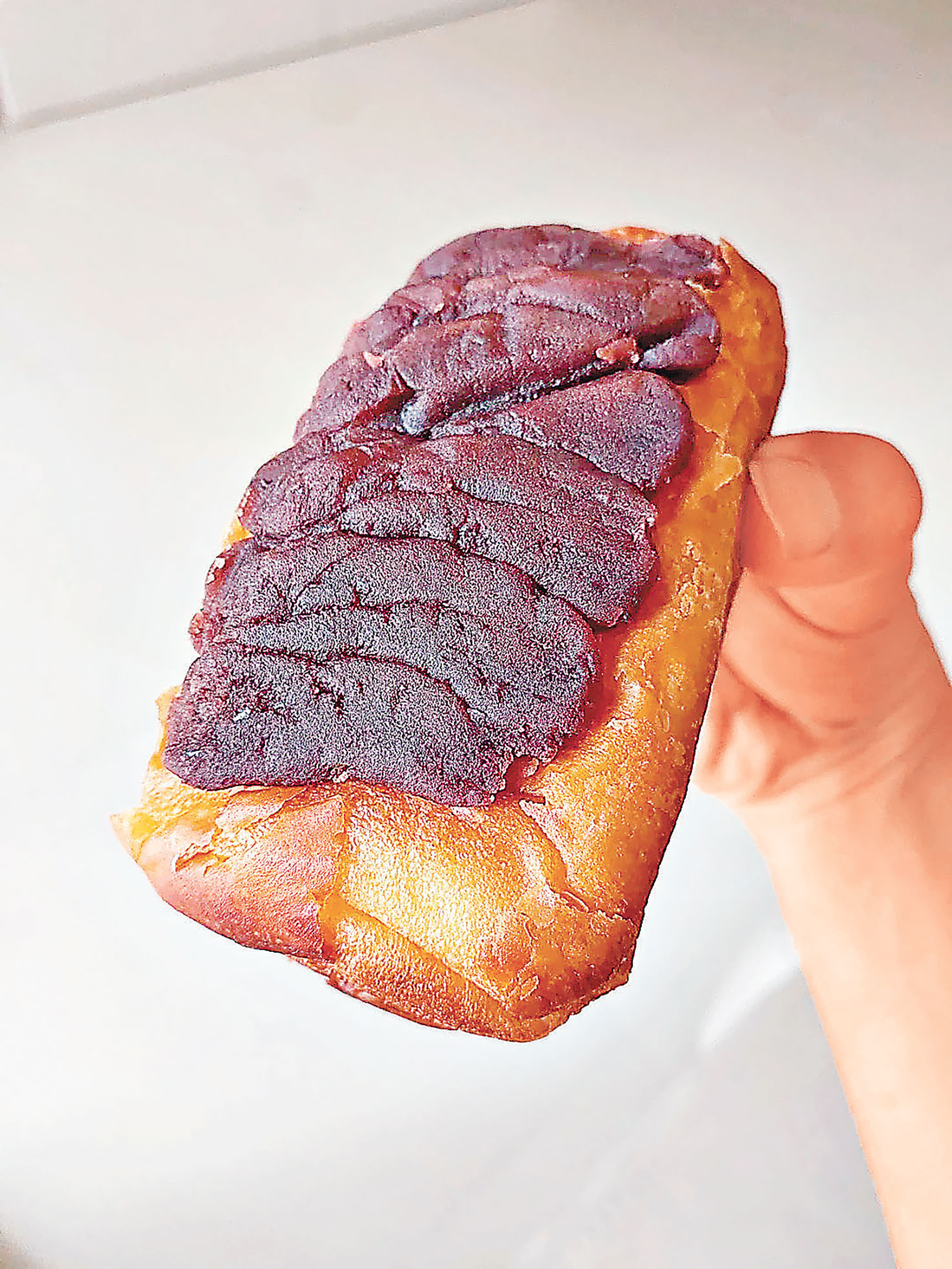 ■紅豆麻糬丹麥酥不算太甜。