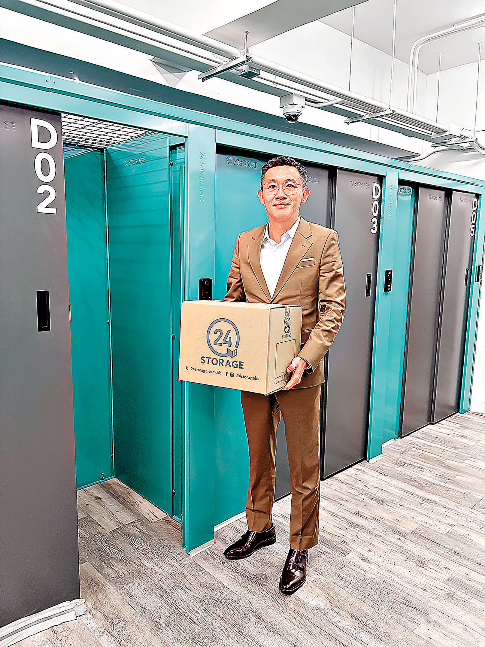 ■凌偉業表示,24 STORAGE迷你倉遍布全港18區。