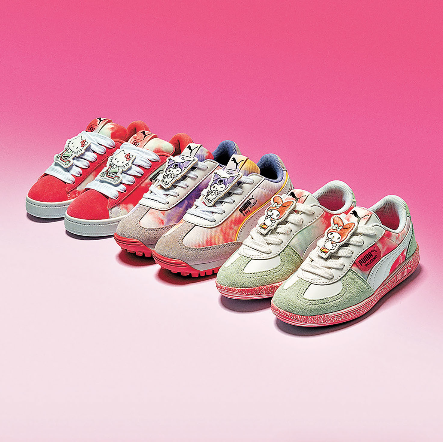 ■左起:Easy Rider 兒童休閒鞋 490元;Palermo Elasticated 嬰童休閒鞋 450元;Suede XL 兒童休閒鞋 490元。