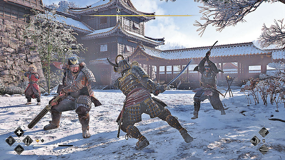 ■大開大合的武士對決。