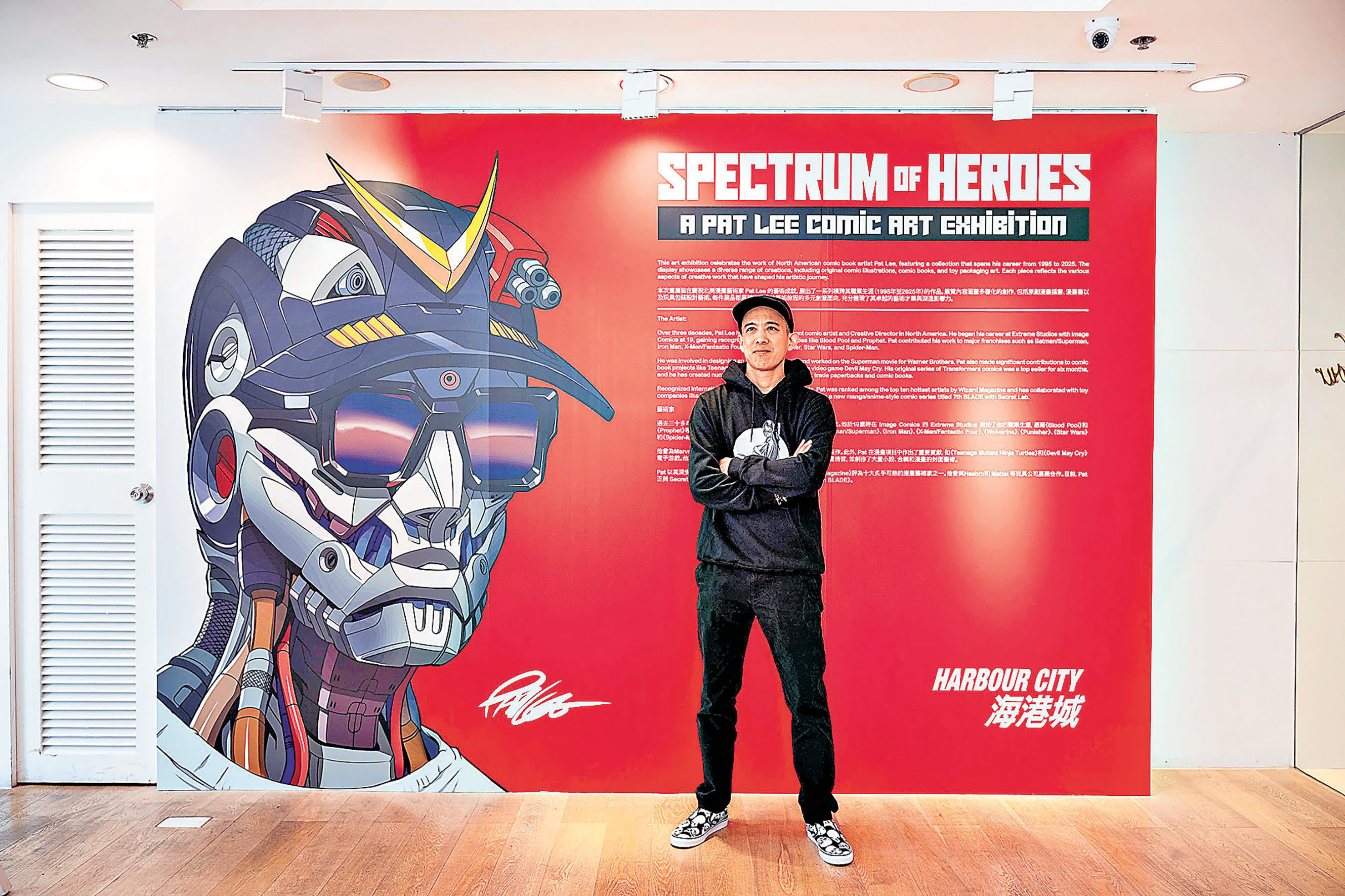 ■前Marvel及DC英雄漫畫主筆Pat Lee。