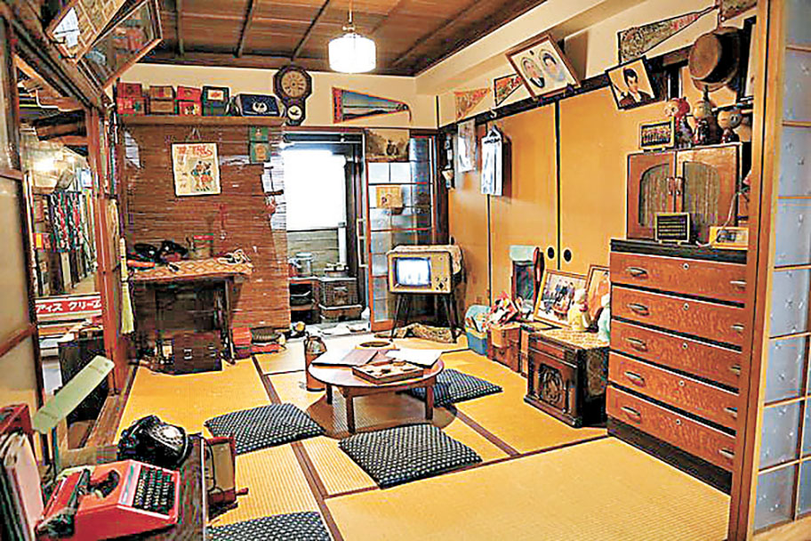 ■昭和館內擺滿上世紀昭和年代的家居用品。