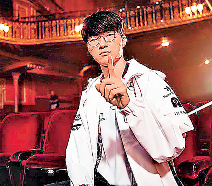 ■五冠王李相赫(Faker)。