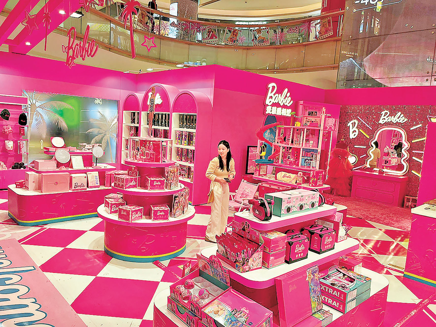 ■身處Barbie夢想度假屋如同置身粉紅國度。