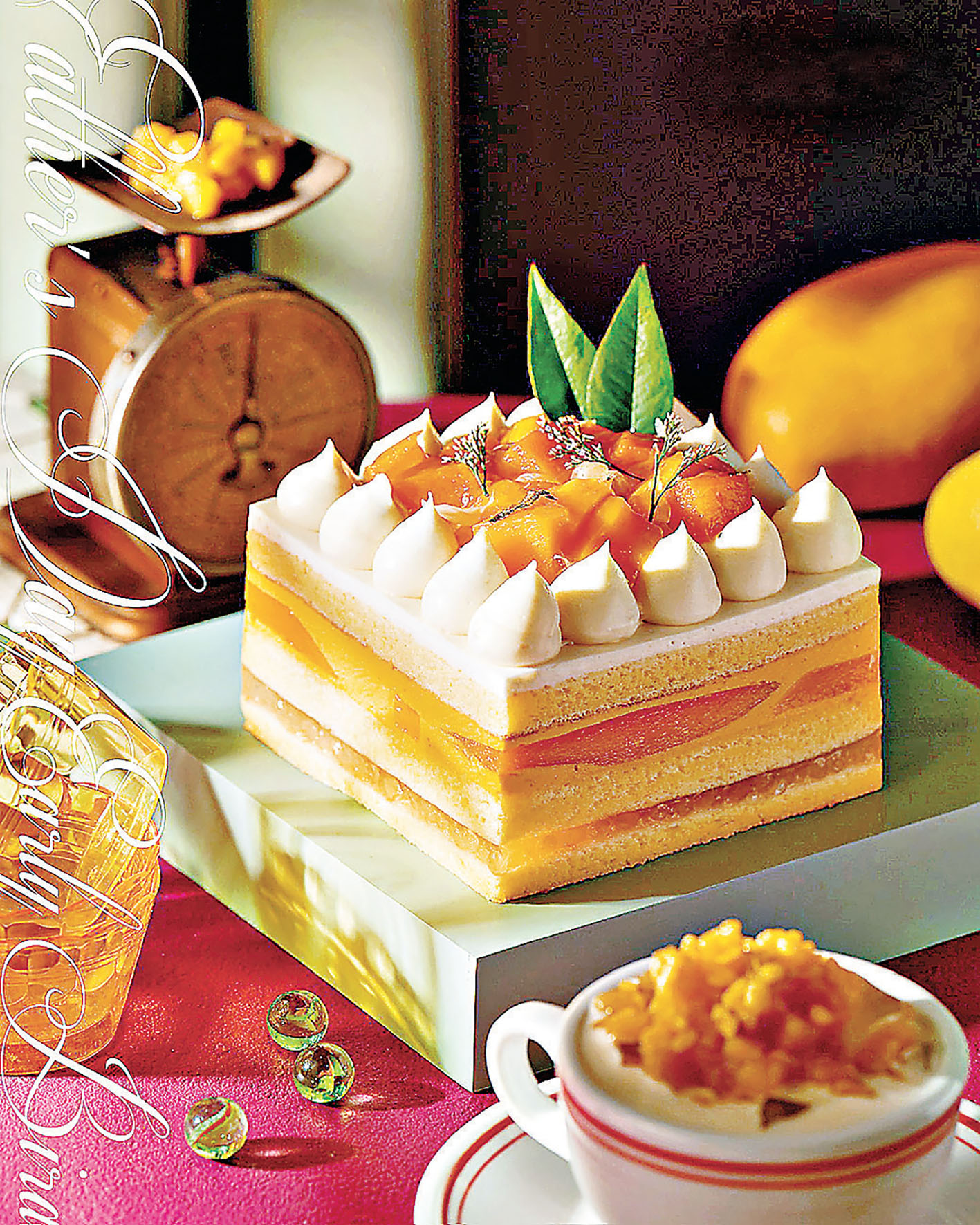 ■LIFETASTIC的楊枝甘露蛋糕很暢銷。