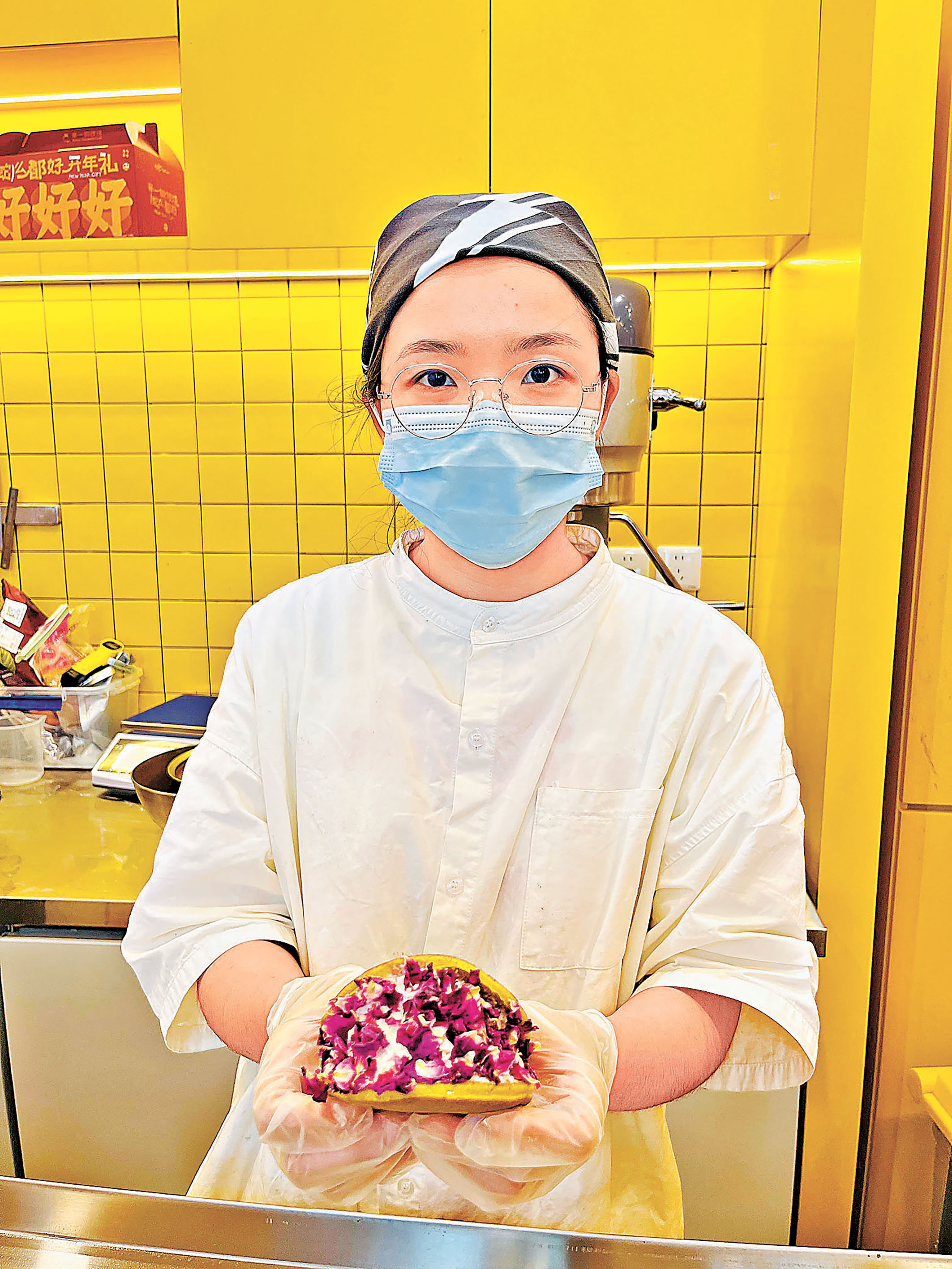 ■「玫瑰燕麥希臘酸奶」輕盈又低卡。