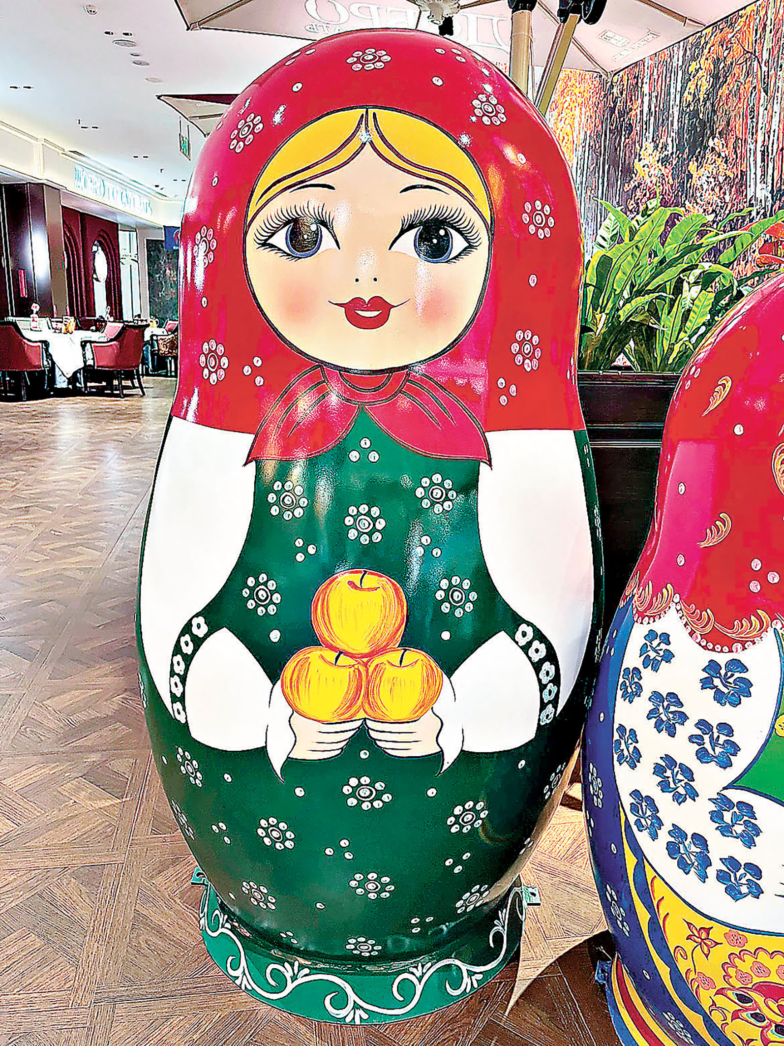 ■巨型套娃是每間俄式店舖必備吉祥物。