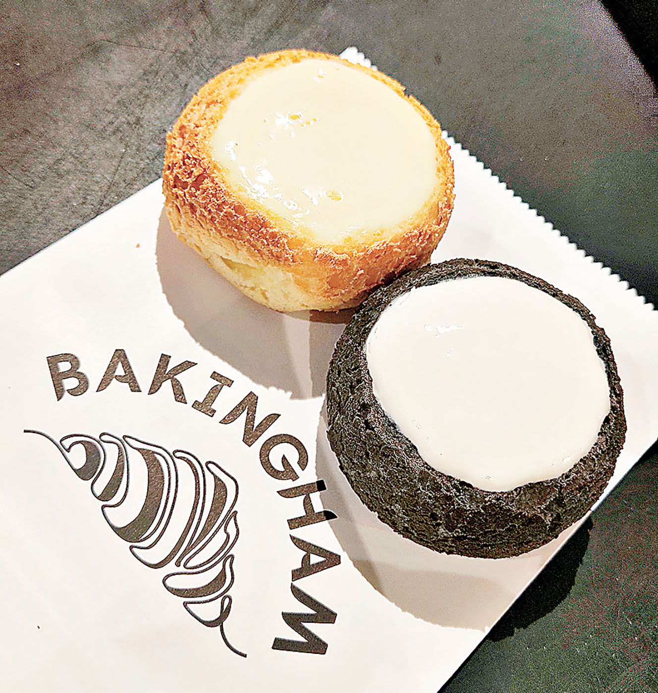 ■原味及牛奶味布丁麻糬。