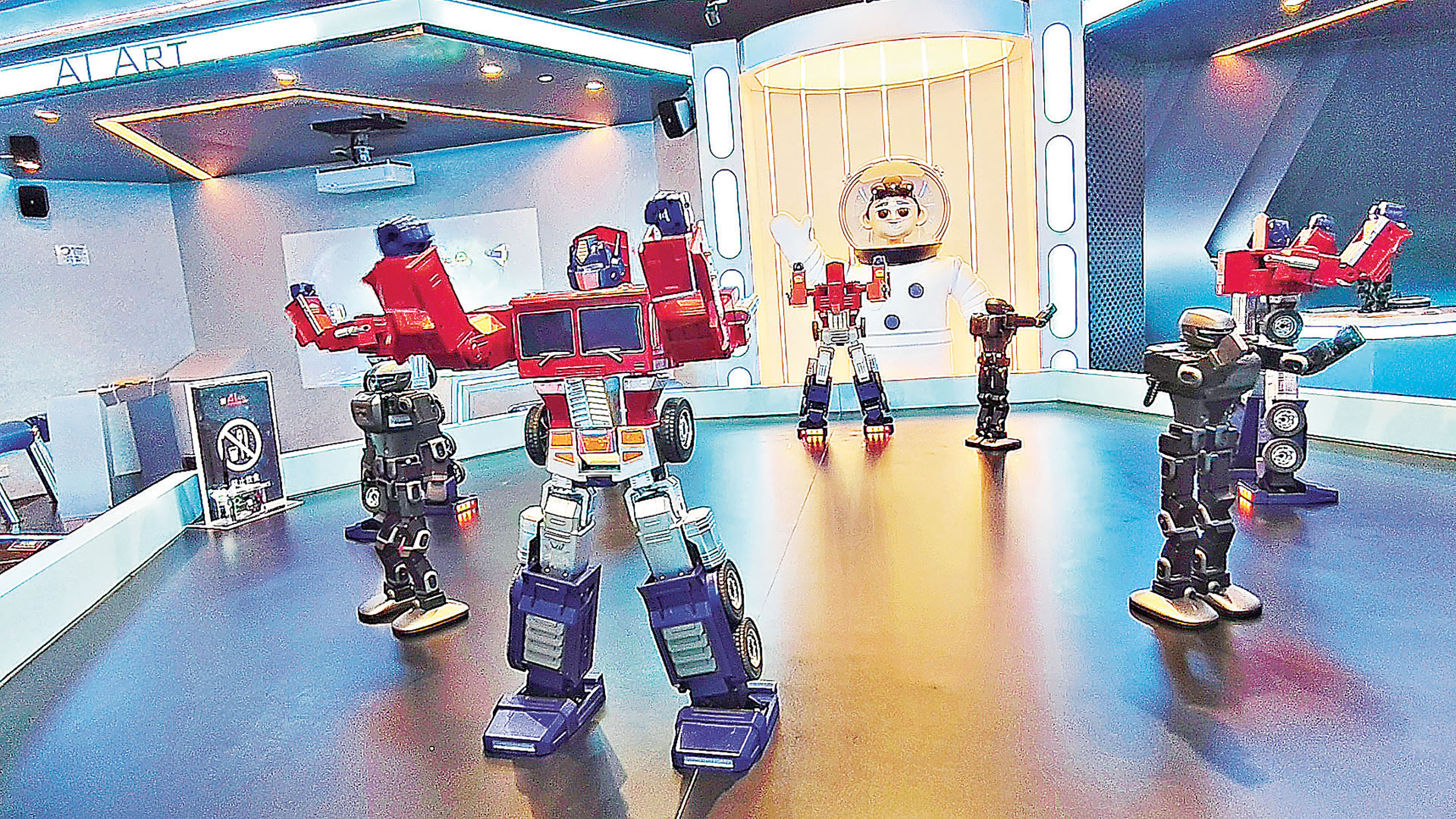 ■智能機械人跳舞表演