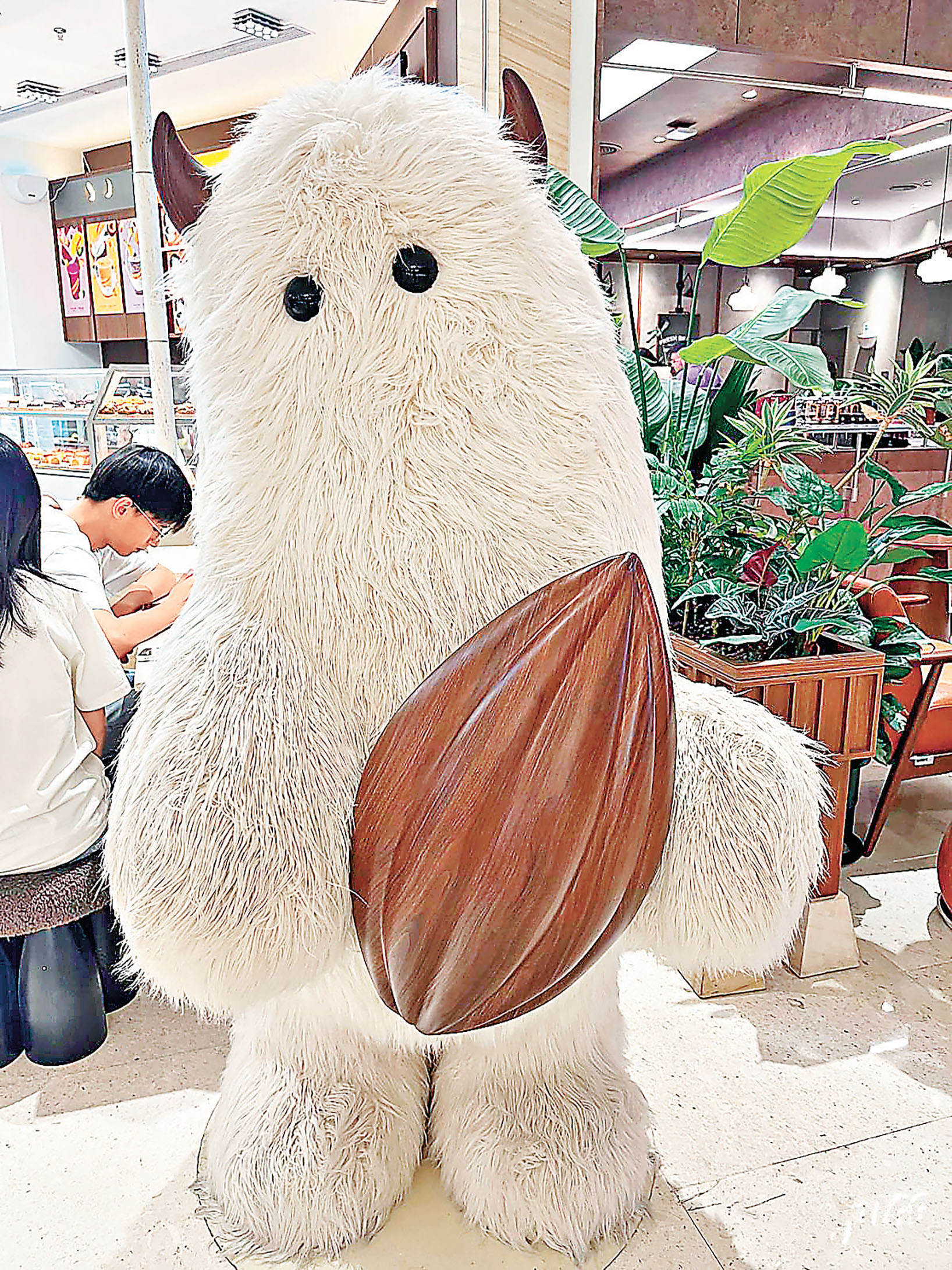 ■怪獸巨型公仔毛茸茸至啱摸完再打卡。