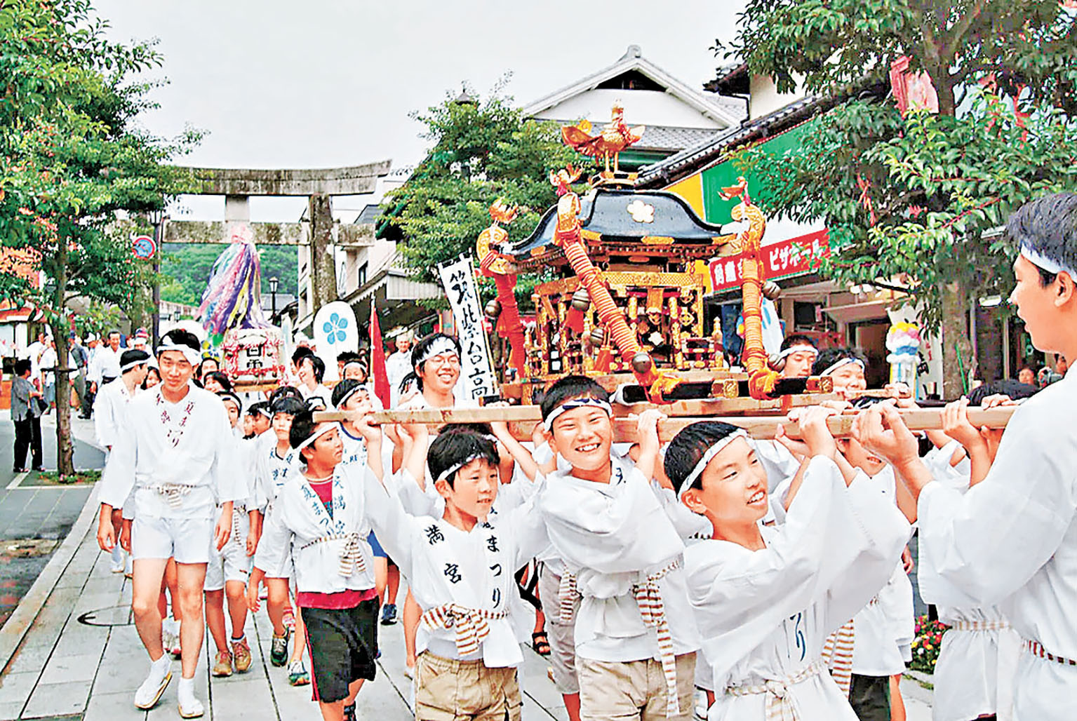 ■太宰府天滿宮現正舉行夏祭。