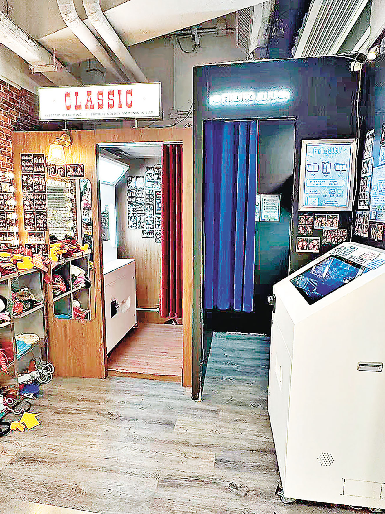 ■Finding JUJU店內不同風格的自拍機。