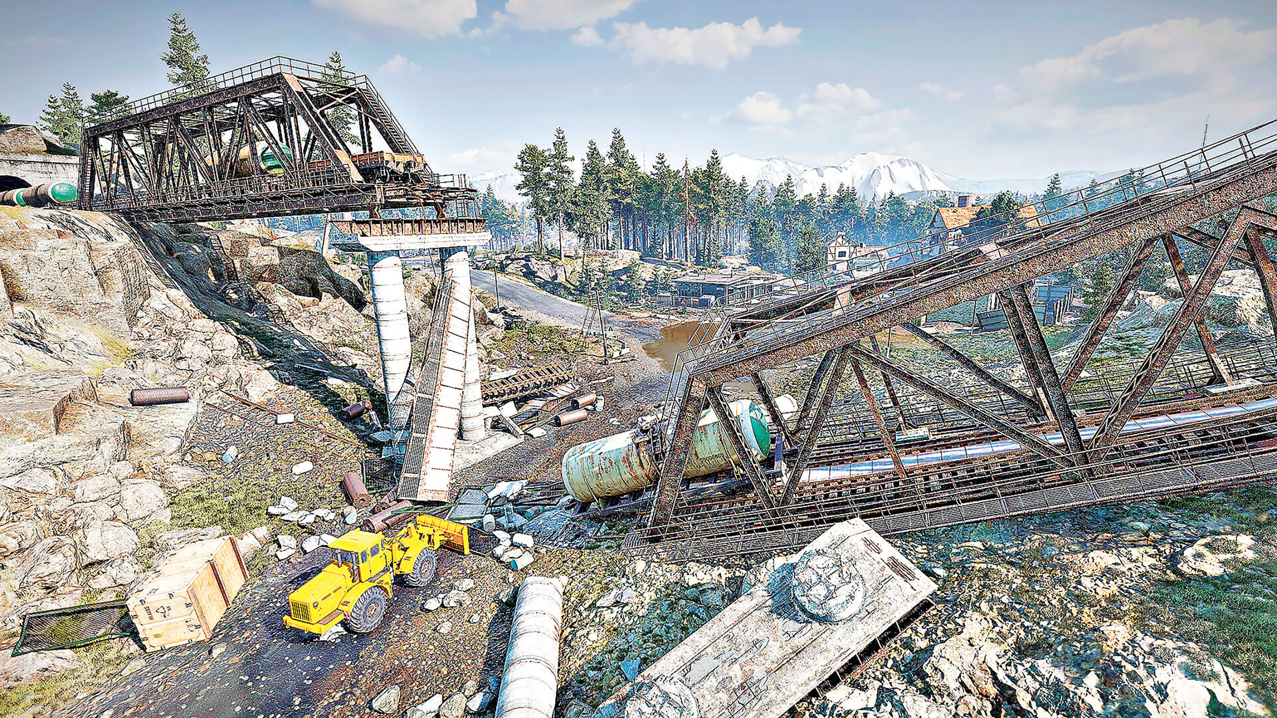 ■修理斷掉的橋樑。