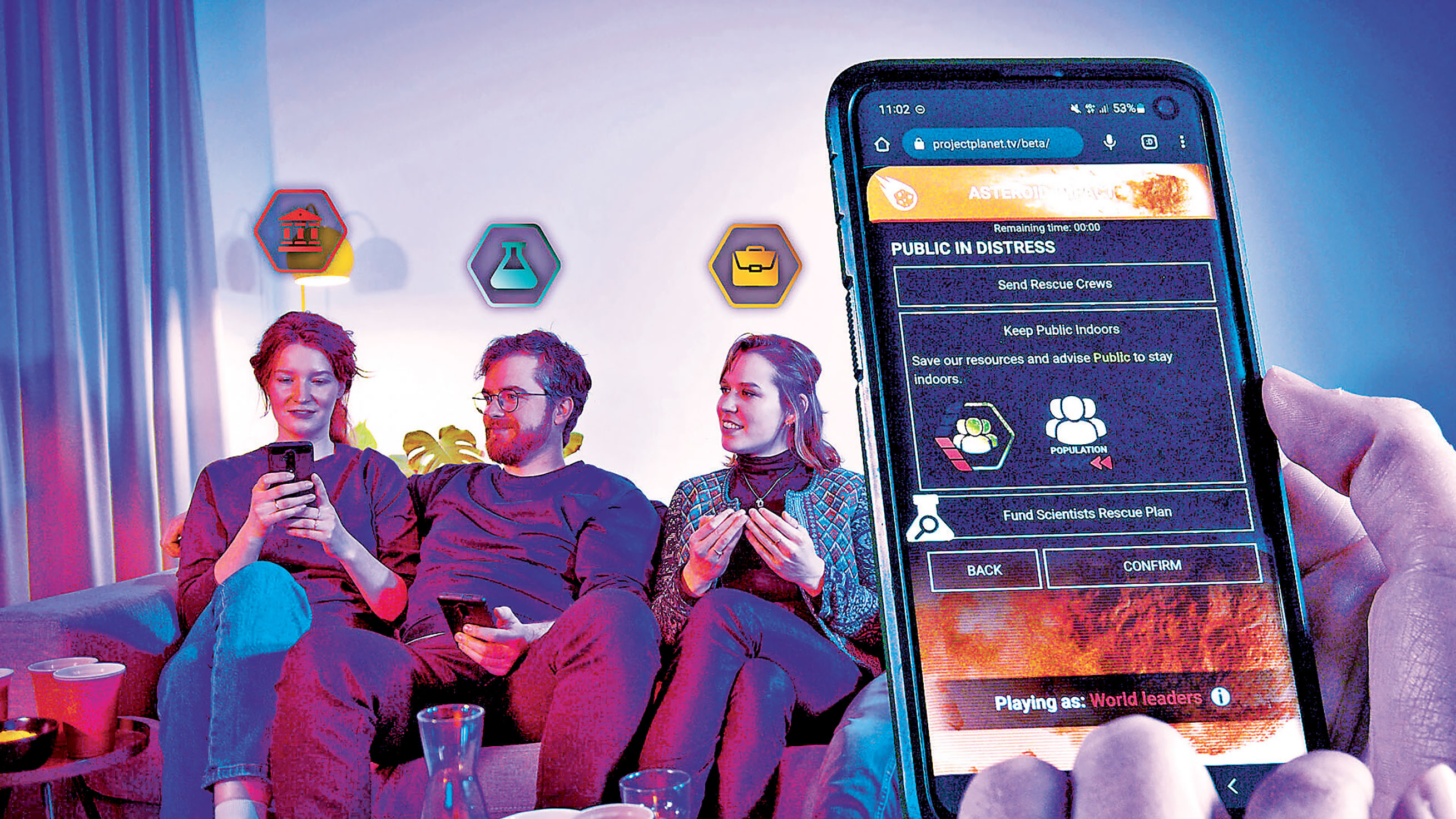 ■與朋友遠程同玩。