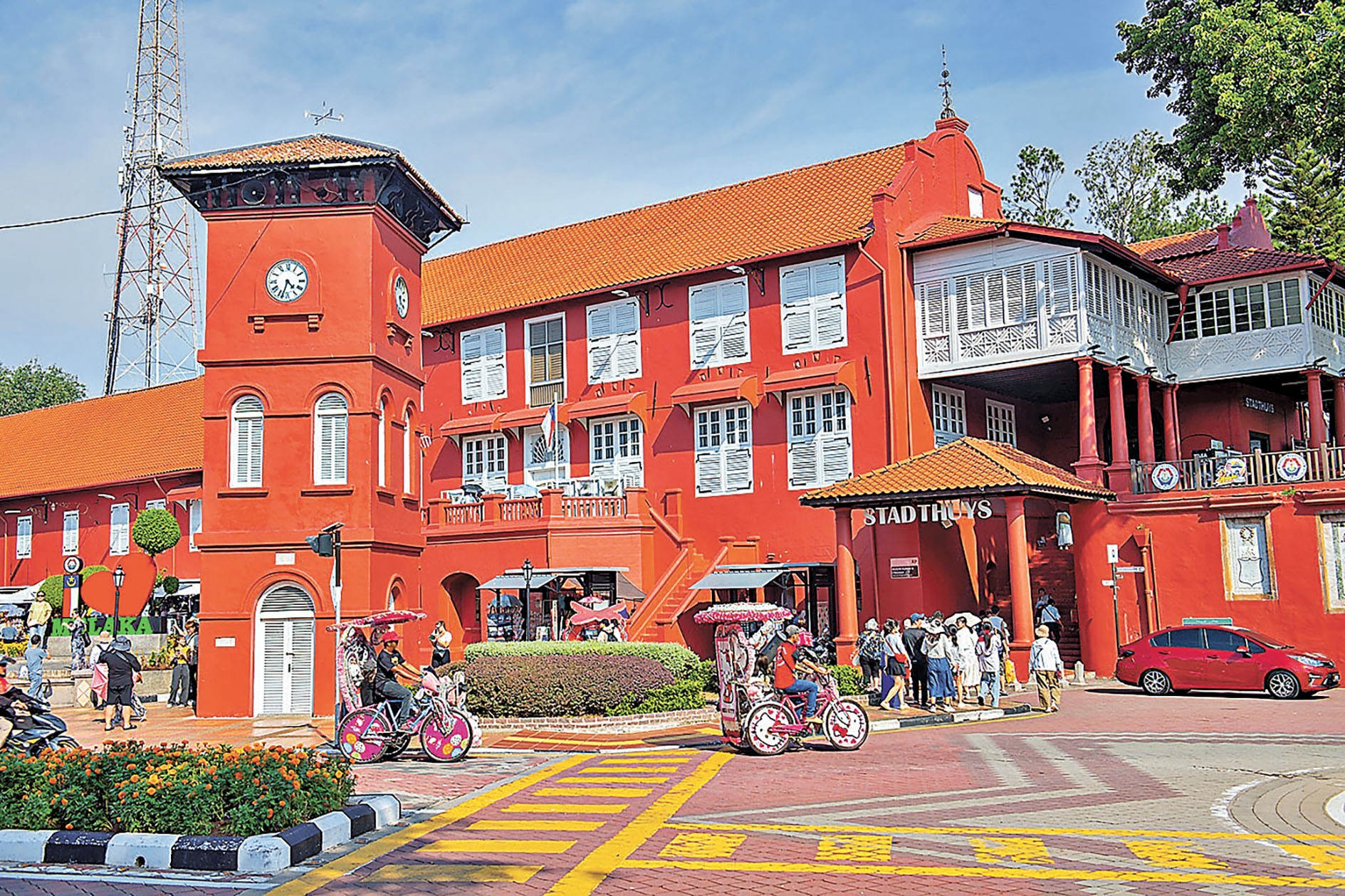 ■馬六甲古城見證東西方文化的交流與融合。