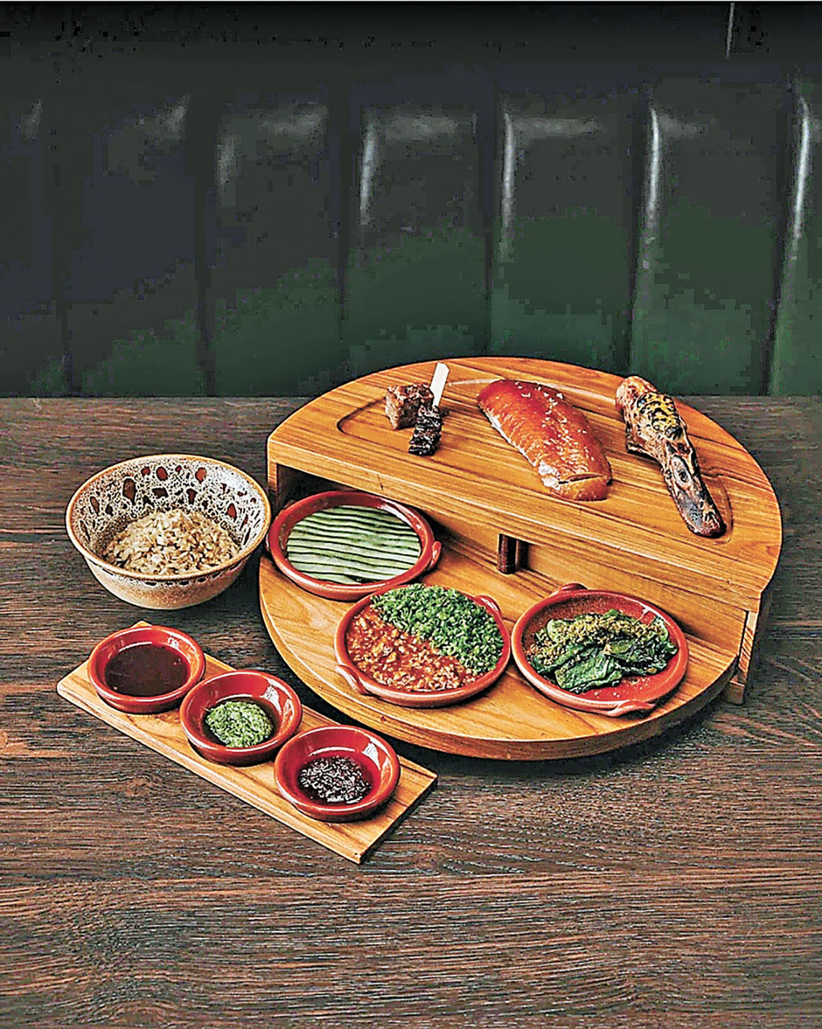 ■Potong的招牌菜有泰中五香料老鴨。