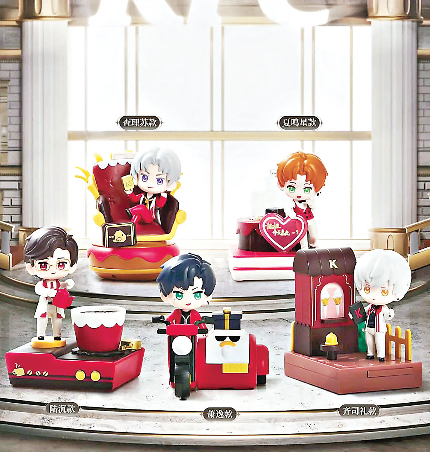 ■角色玩具可動可發聲。