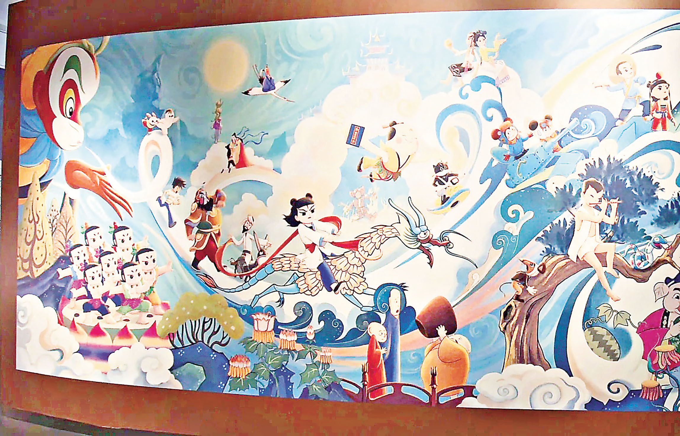 ■在經典動畫片中回味童年。