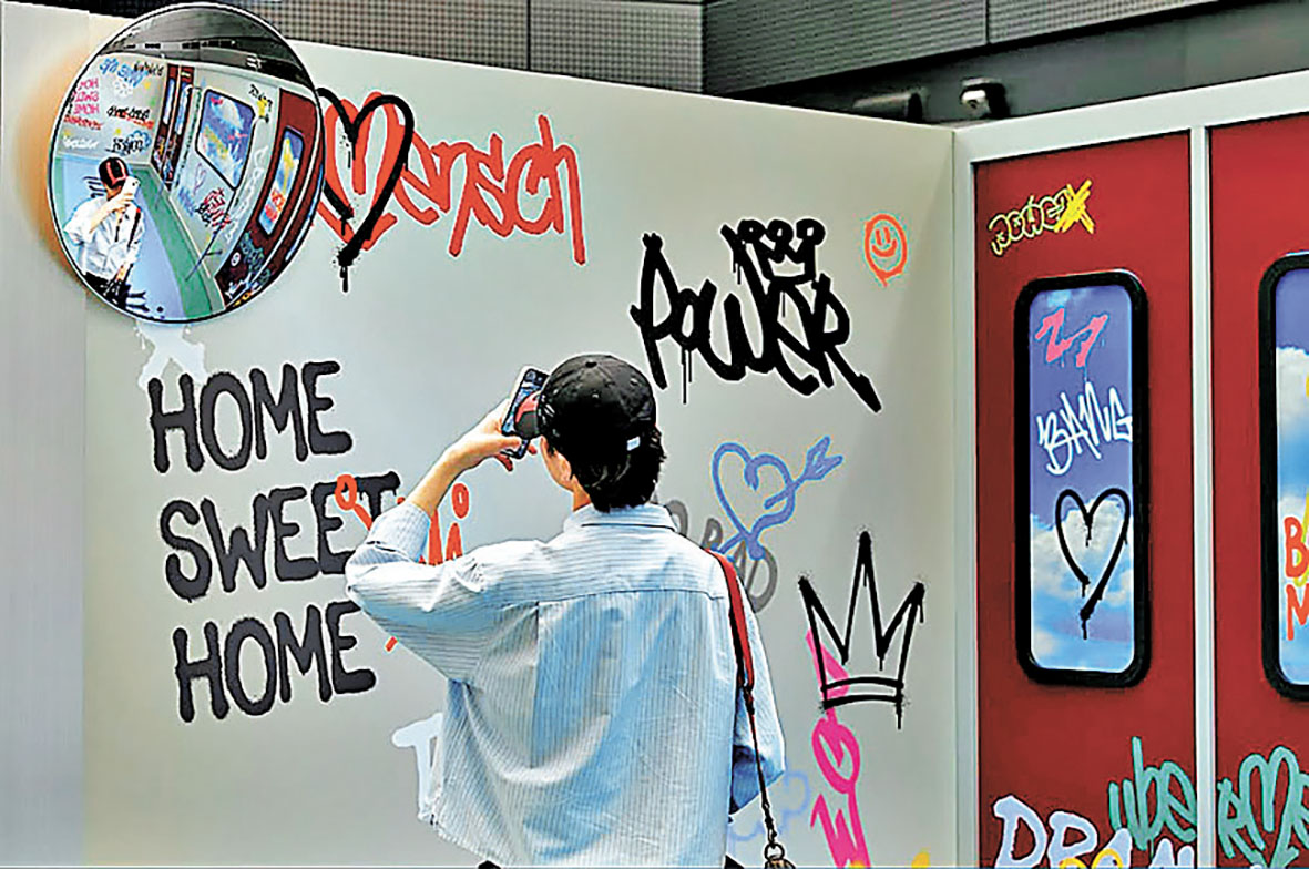 ■場內有好多粉絲打卡點。