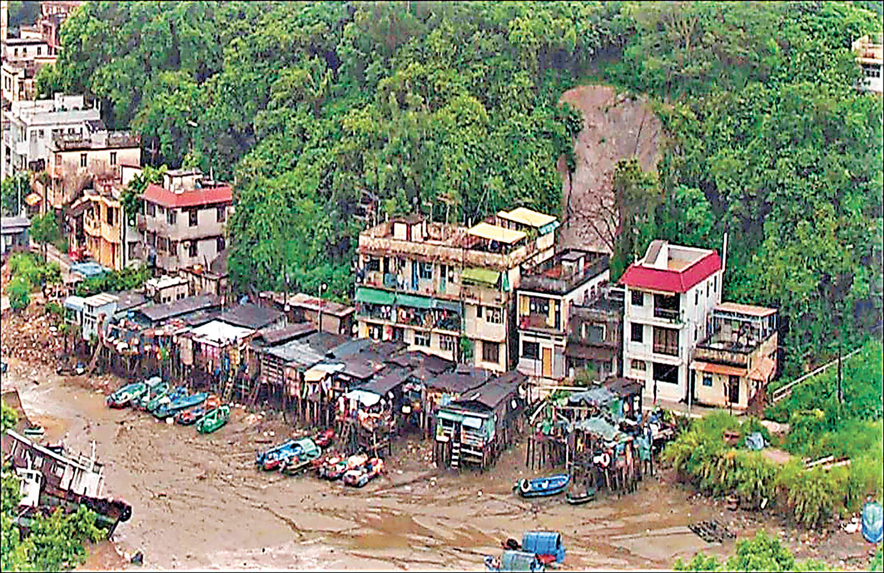 ■昔日馬灣面貌。